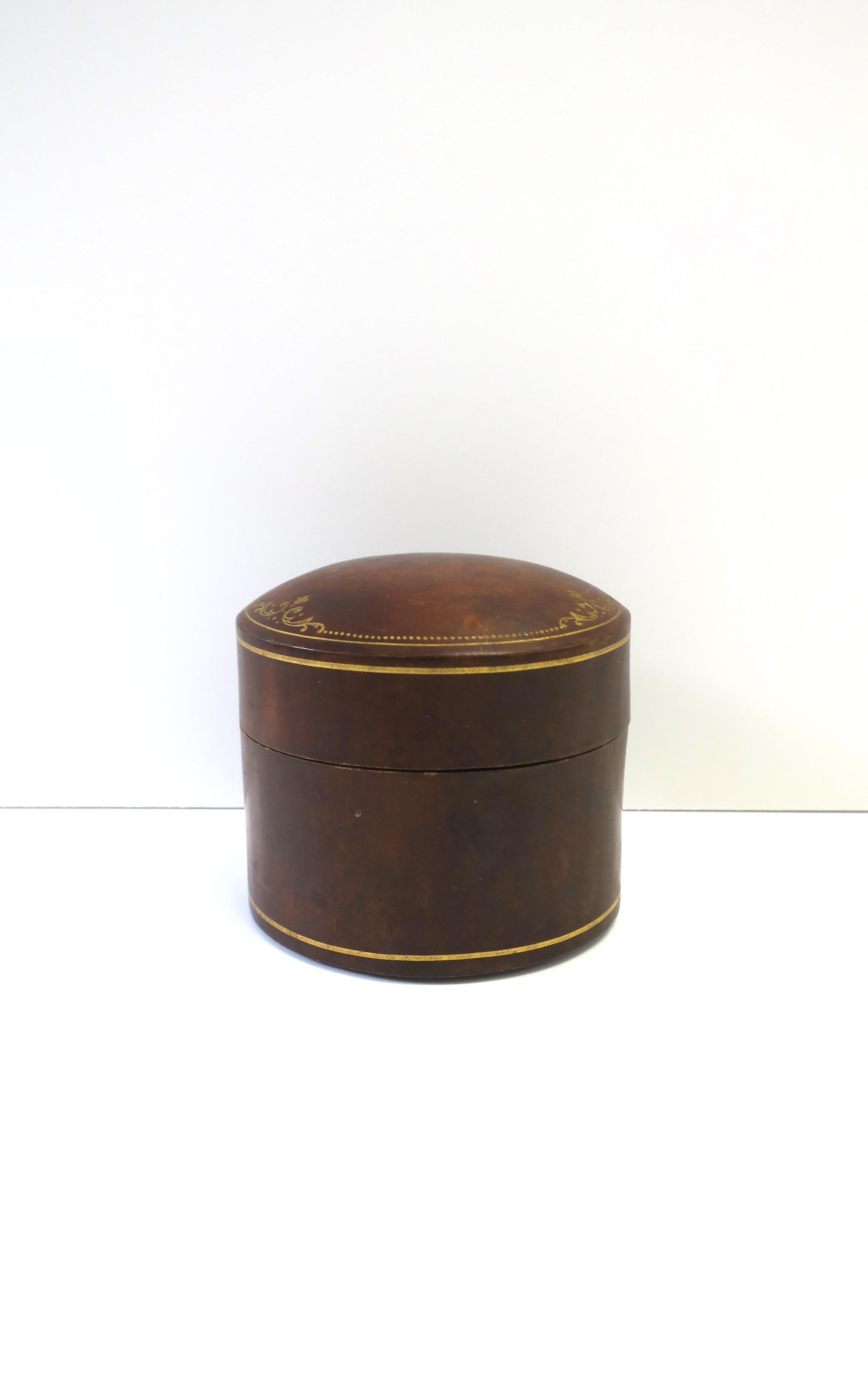 leather trinket box