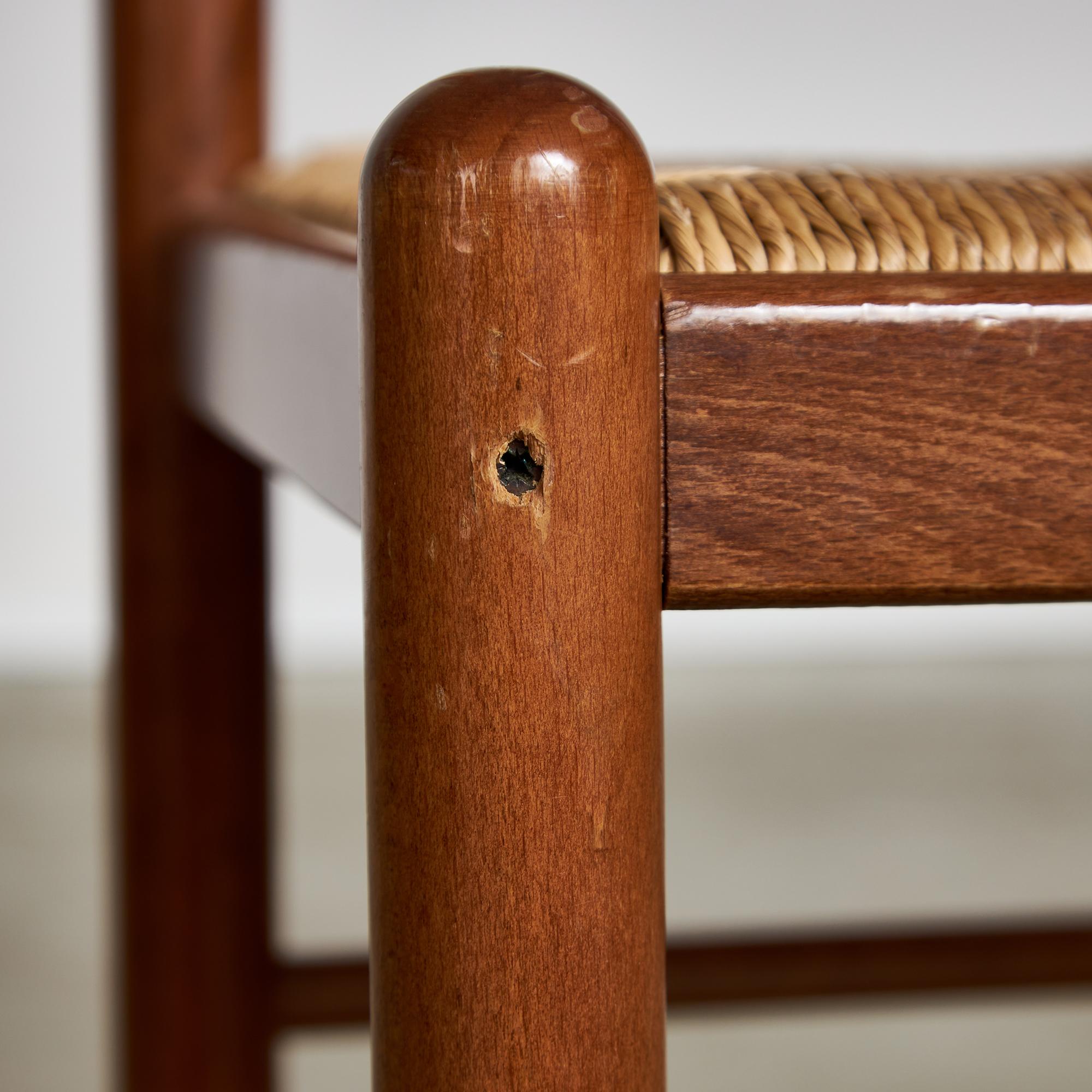 Italian Brutalist Dining Chair, 1960s For Sale 7