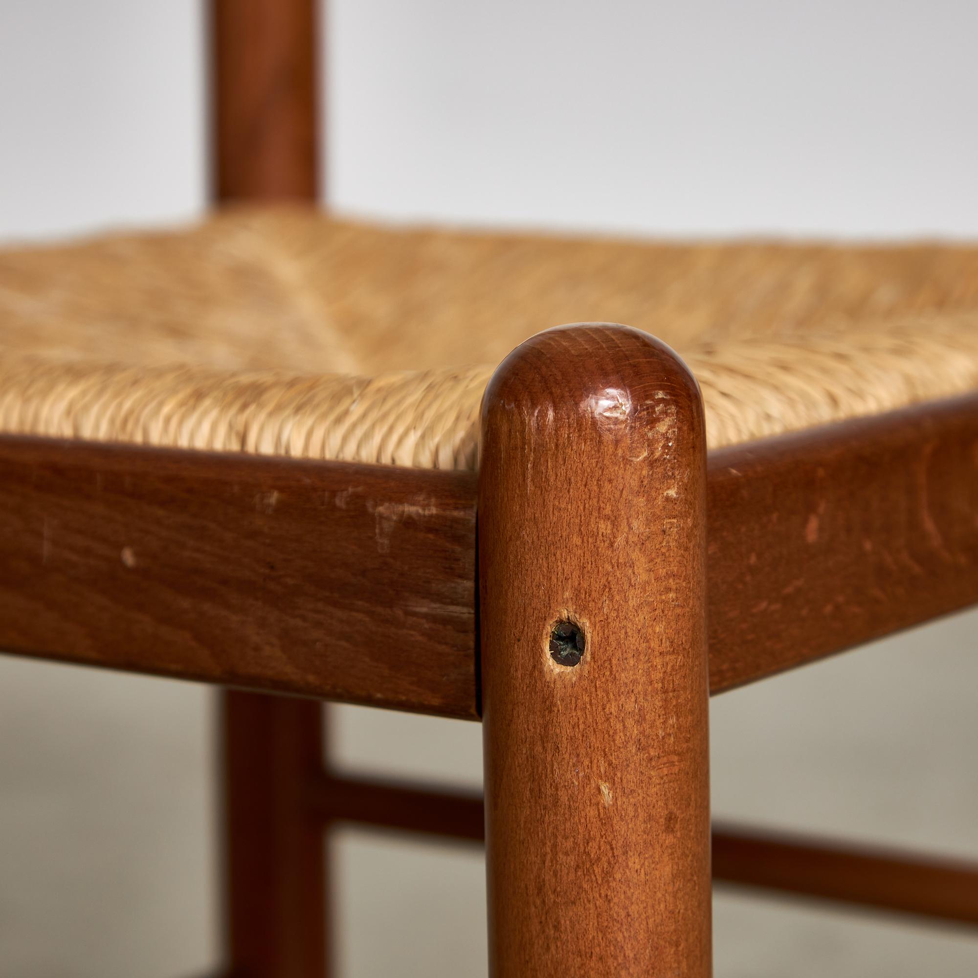 Italian Brutalist Dining Chair, 1960s For Sale 8