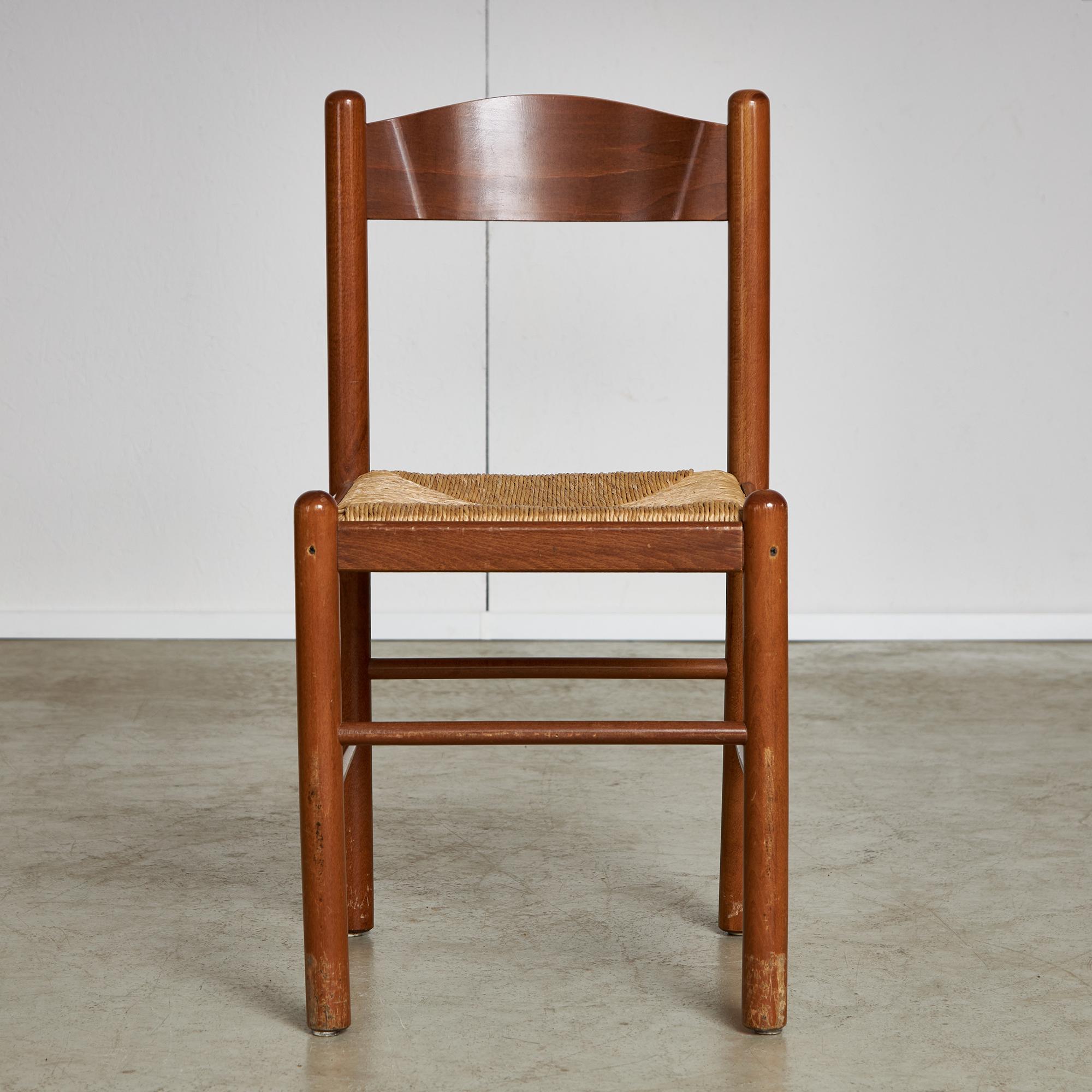 Mid-20th Century Italian Brutalist Dining Chair, 1960s For Sale