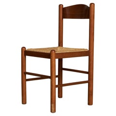Silla de Comedor Brutalista Italiana, Años 60