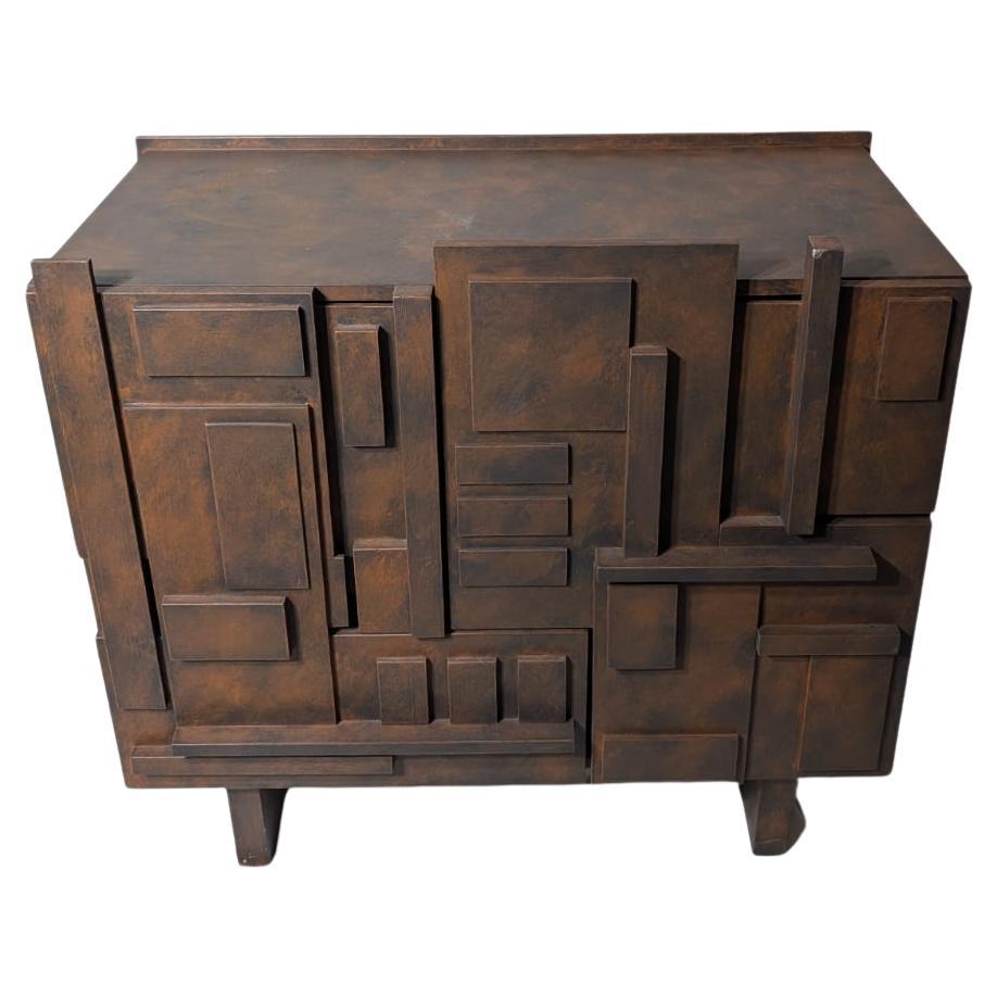 Italian Brutalist Sideboard, 90s