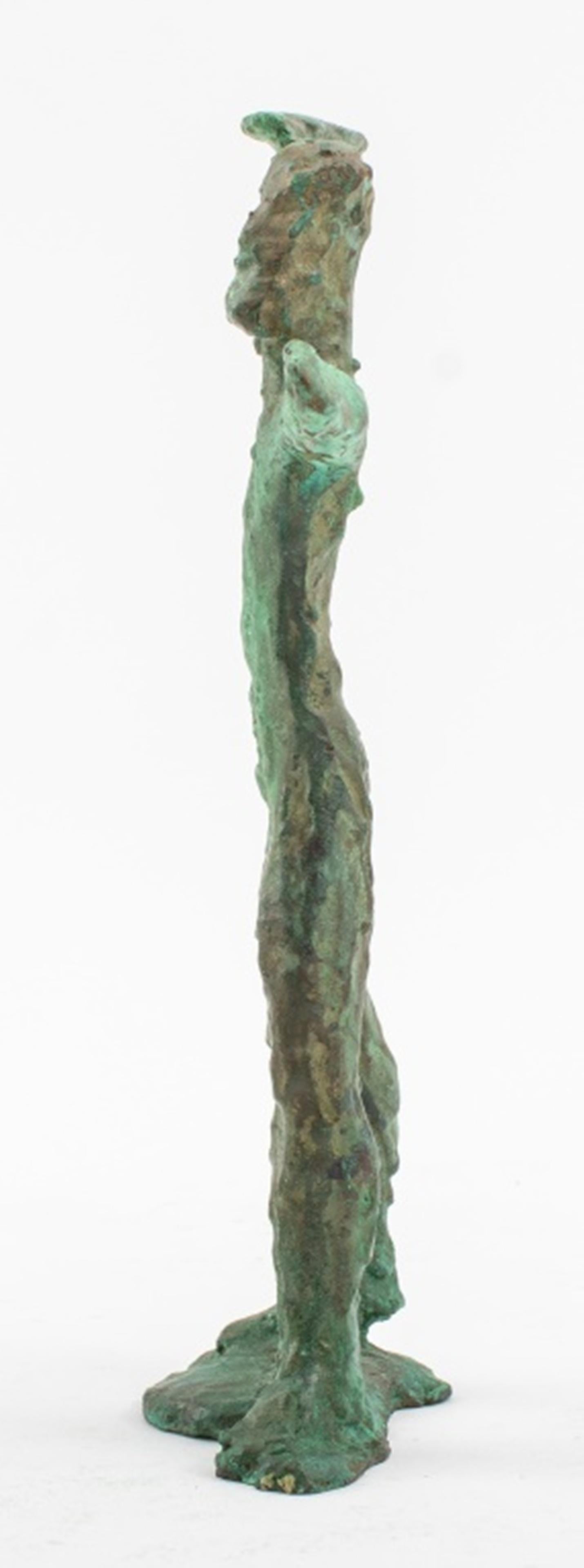 Italian Brutalist Verdigris Bronze of Jupiter In Good Condition For Sale In New York, NY