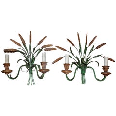 Italian Bucolic Appliques in Wrought Iron, 1900s