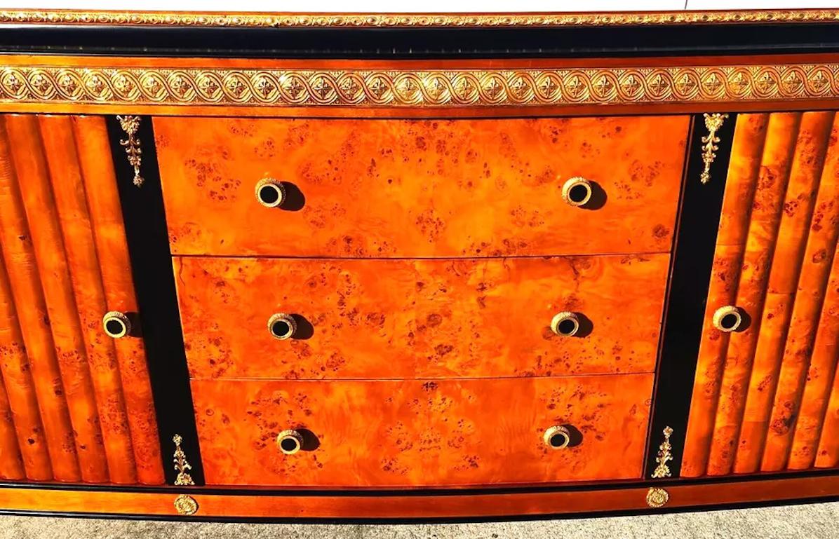 Fin du 20e siècle Buffet italien style Empire Rolling en vente