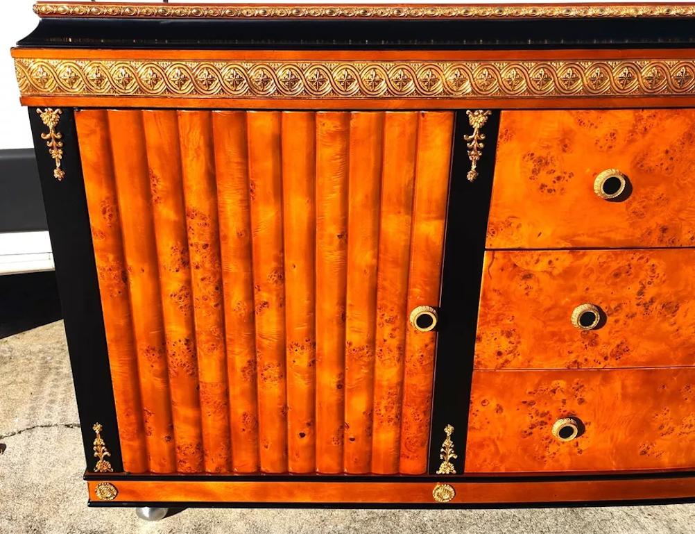 Broussin Buffet italien style Empire Rolling en vente