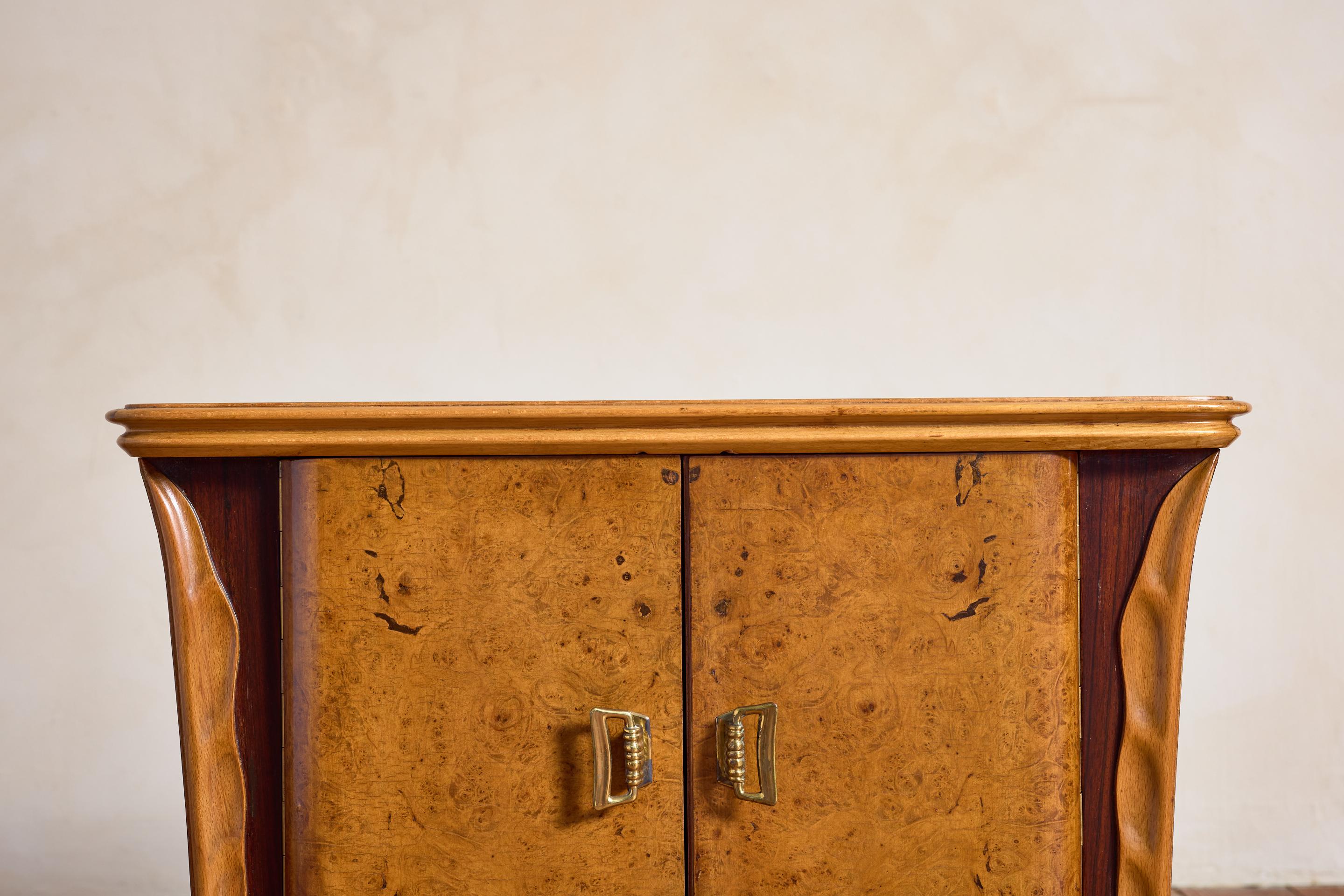 Italian Burl End Tables For Sale 6