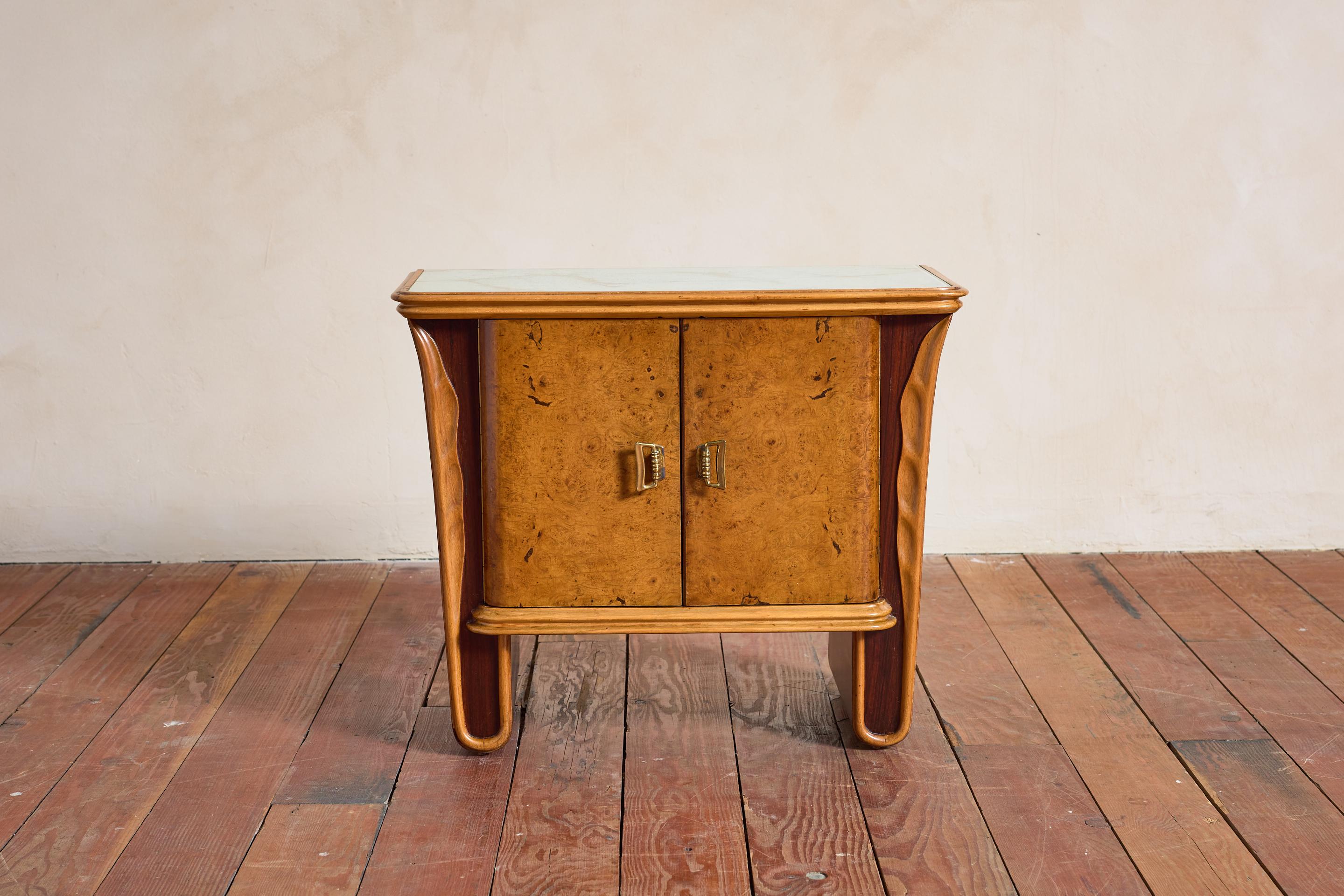 Italian Burl End Tables For Sale 9