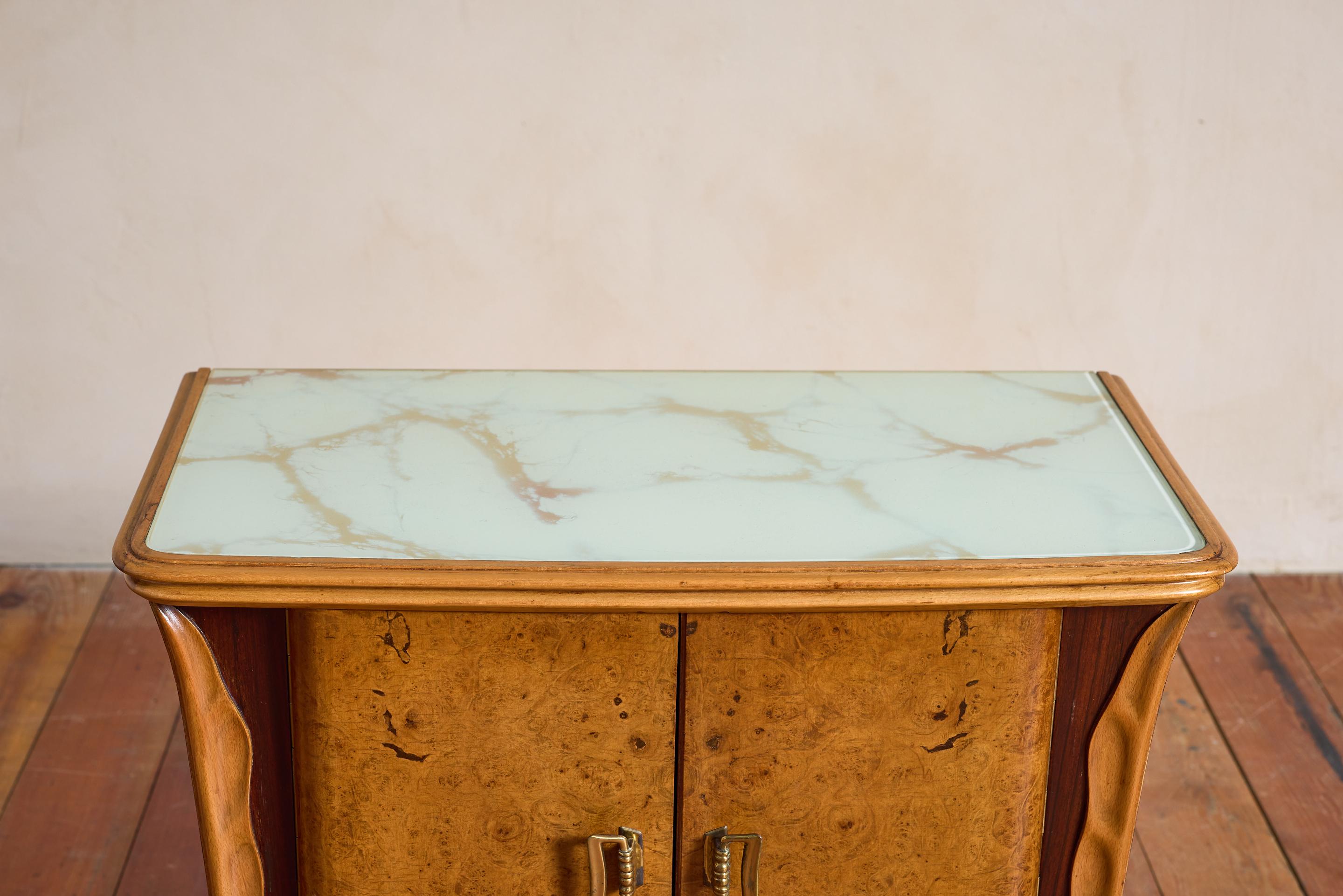 Italian Burl End Tables For Sale 11