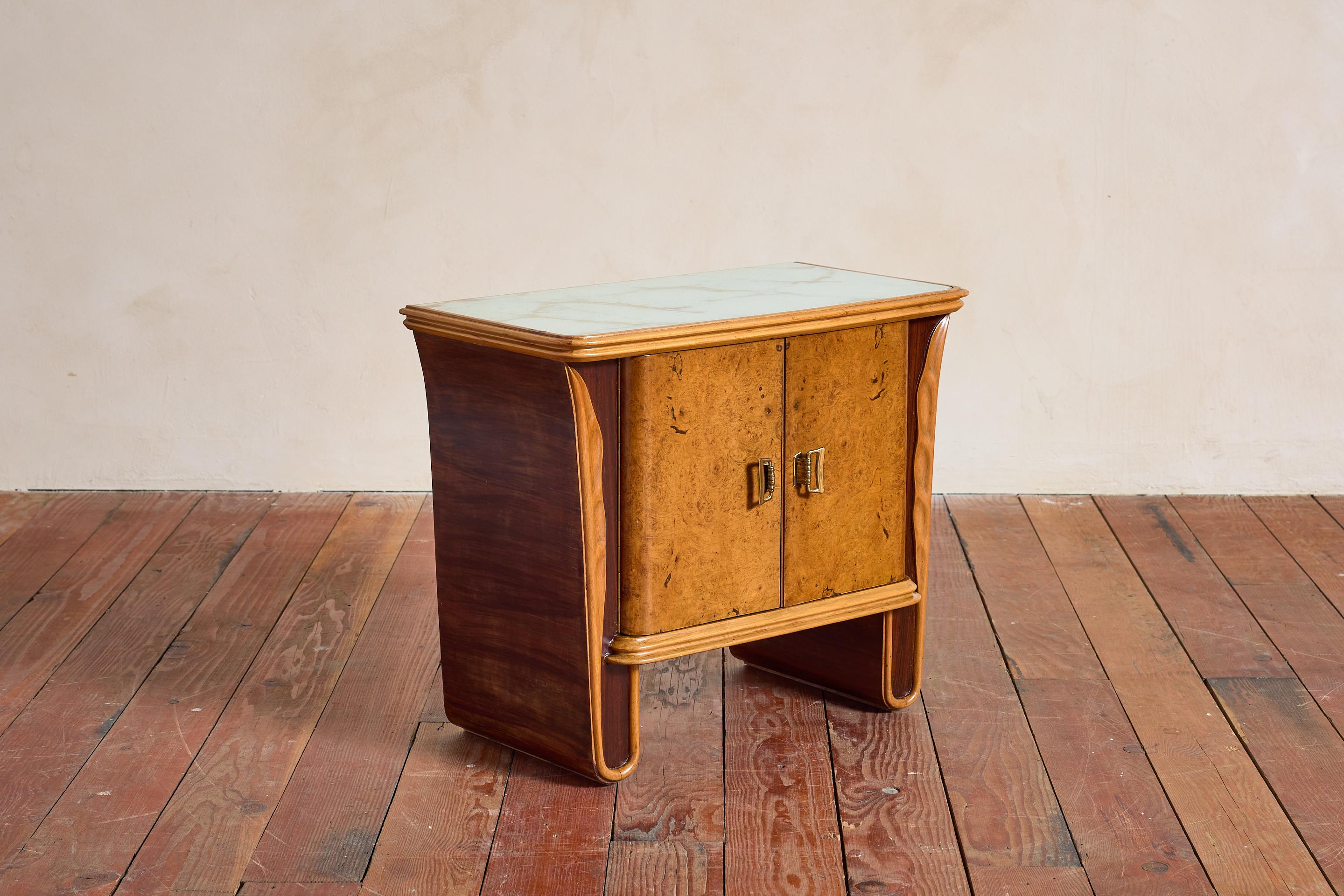 Mid-20th Century Italian Burl End Tables For Sale