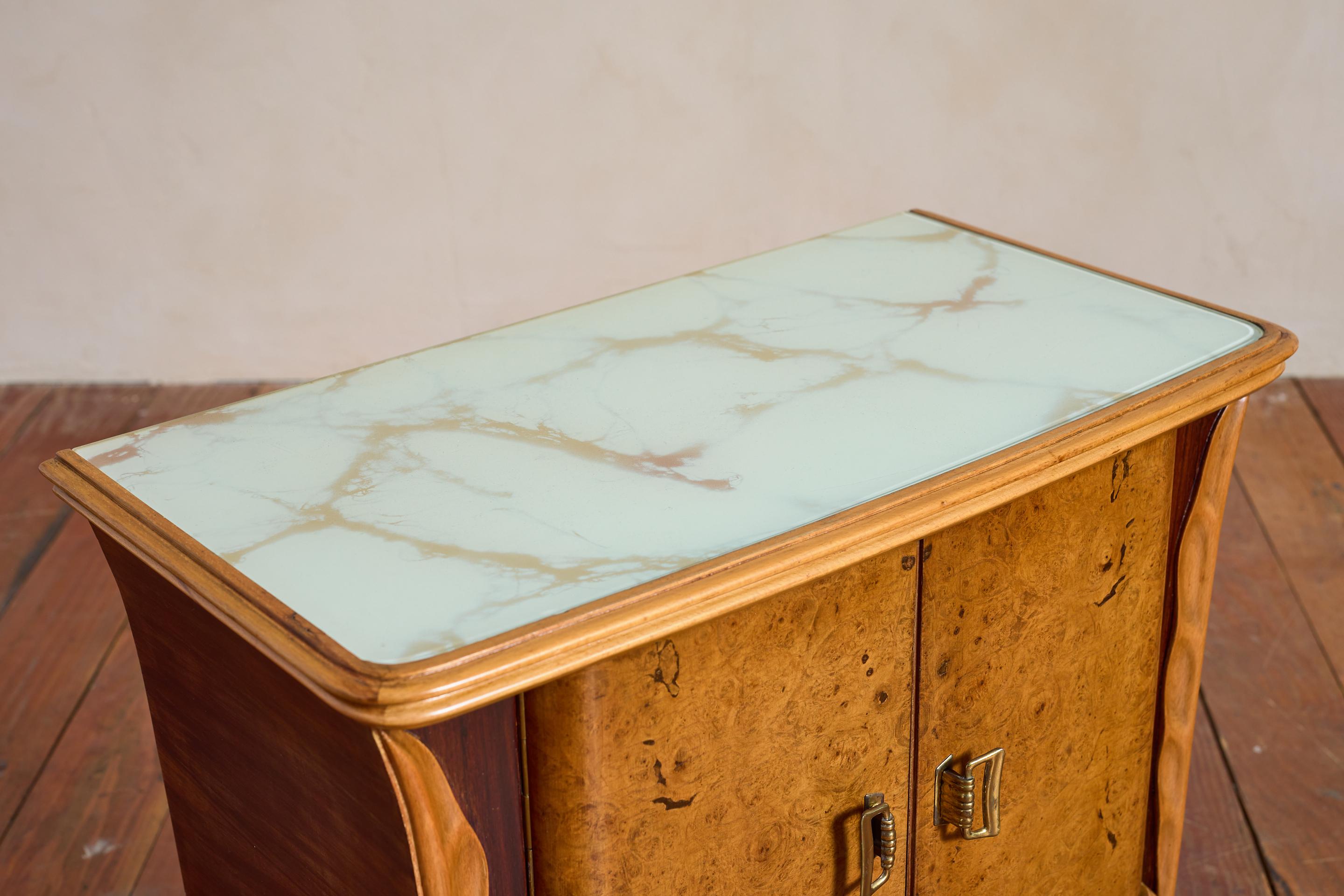 Italian Burl End Tables For Sale 1
