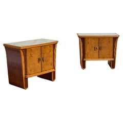 Italian Burl End Tables