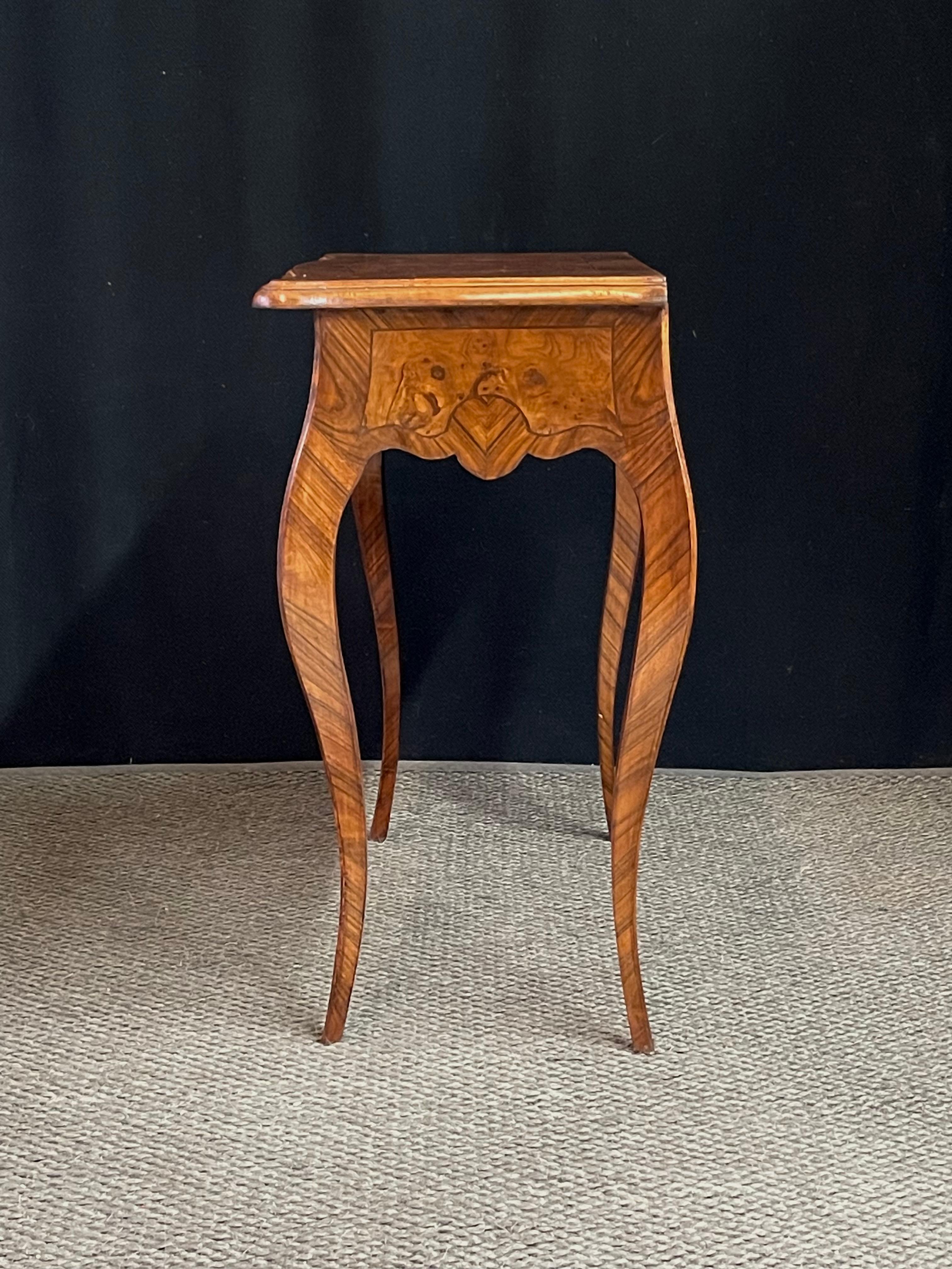 Table console italienne en bois de broussin en vente 9