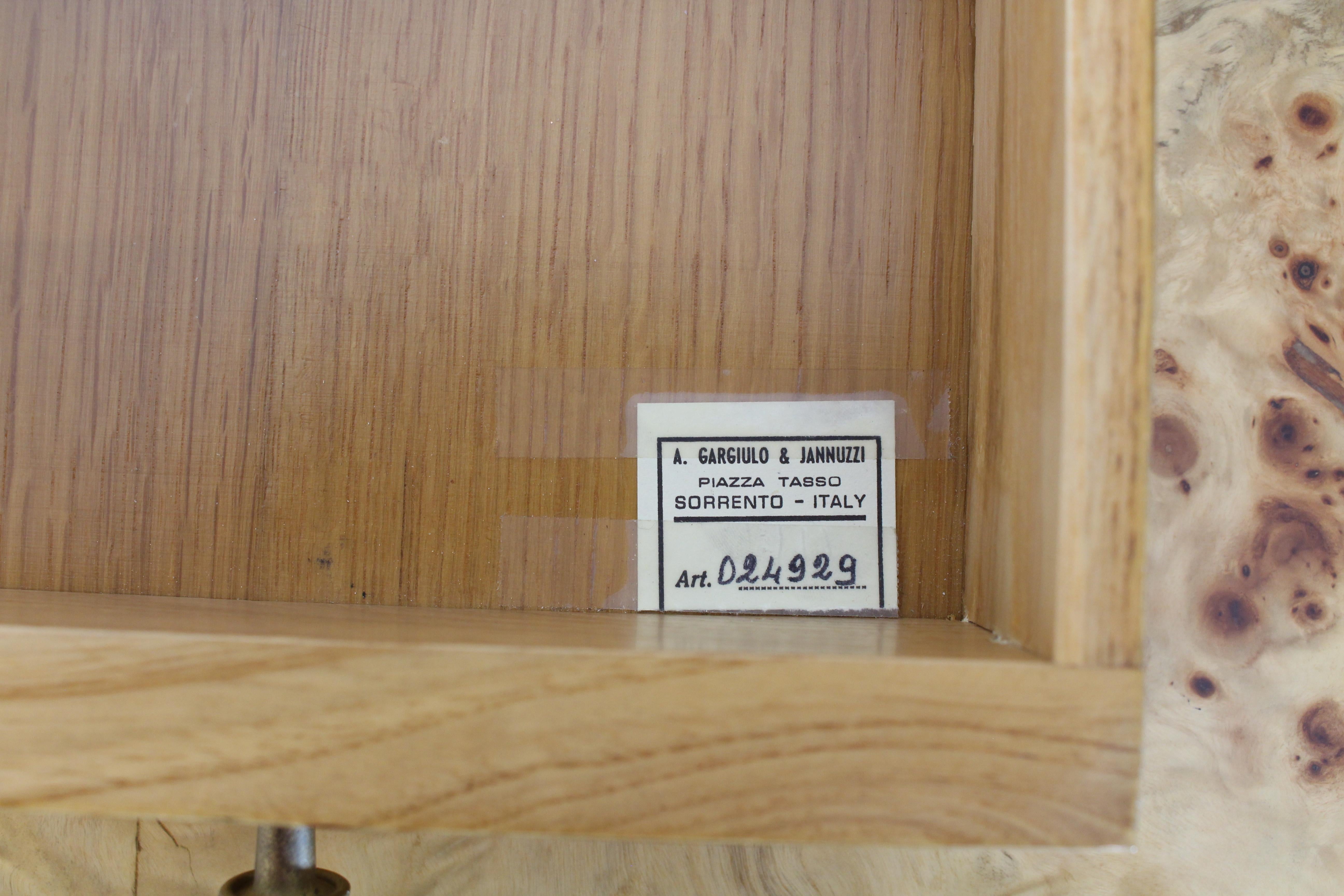 Italian Burl Wood Inlayed Drop Secretary Desk with Matching Bench Bronze Ormolu In Excellent Condition In Rockaway, NJ