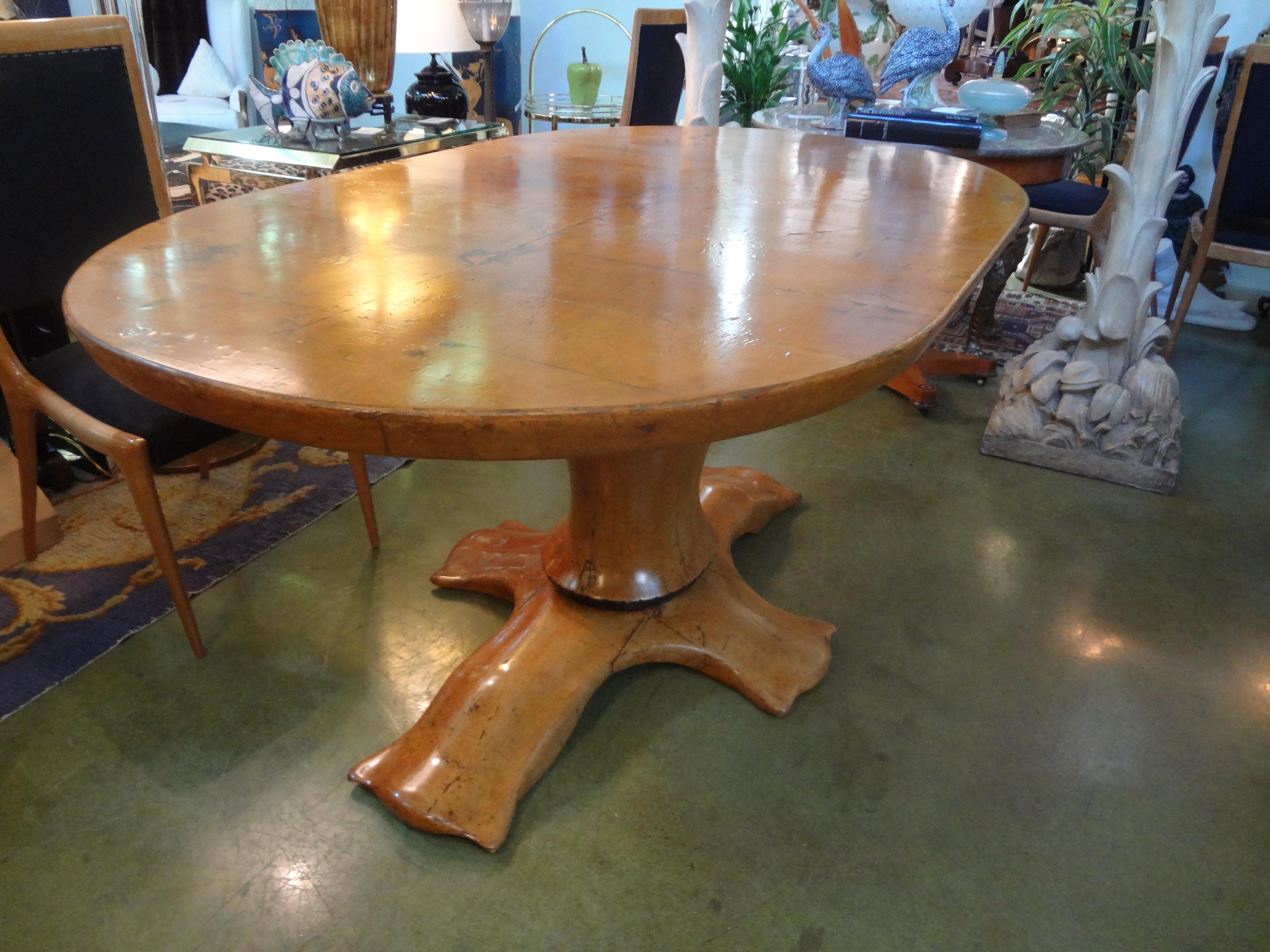 Exceptional Italian Organic Modern Center Table-Osvaldo Borsani Attributed 1