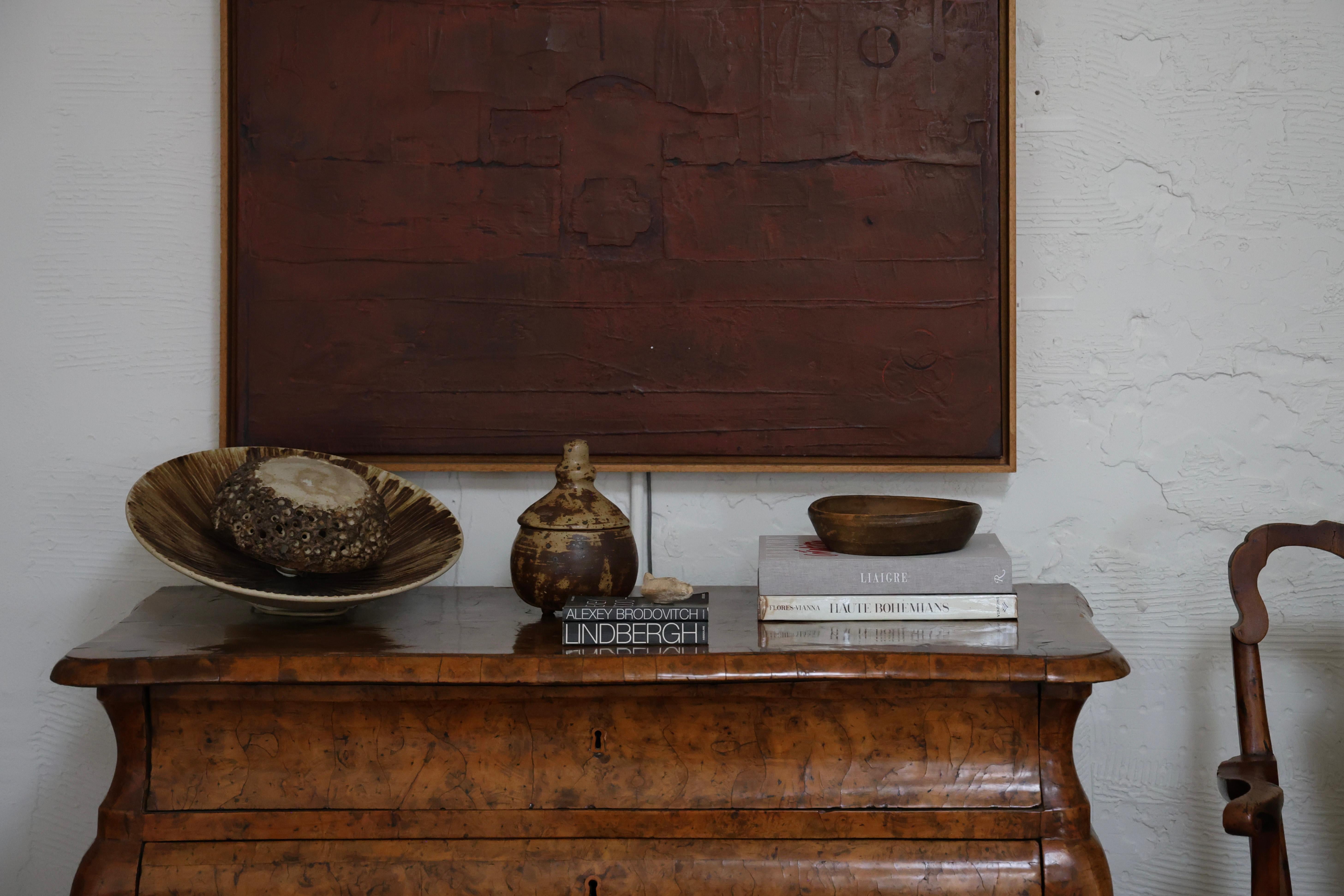 XIXe siècle Commode italienne Burlwood Combe en vente