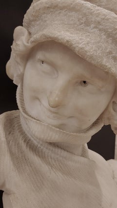 Italian bust of a woman from the 20th century, 1930s