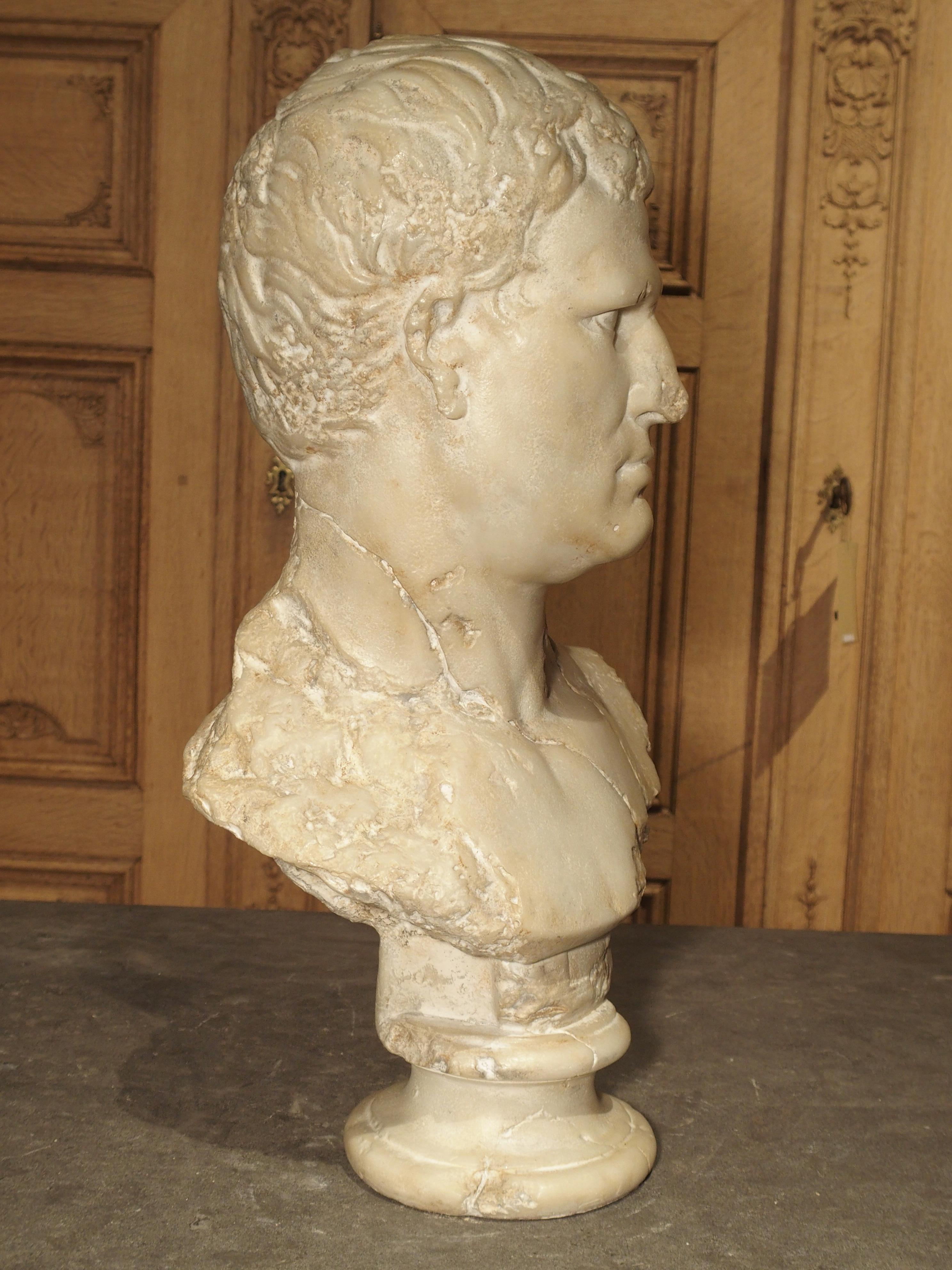 Classical Roman Italian Bust of Marcus Vipsanius Agrippa