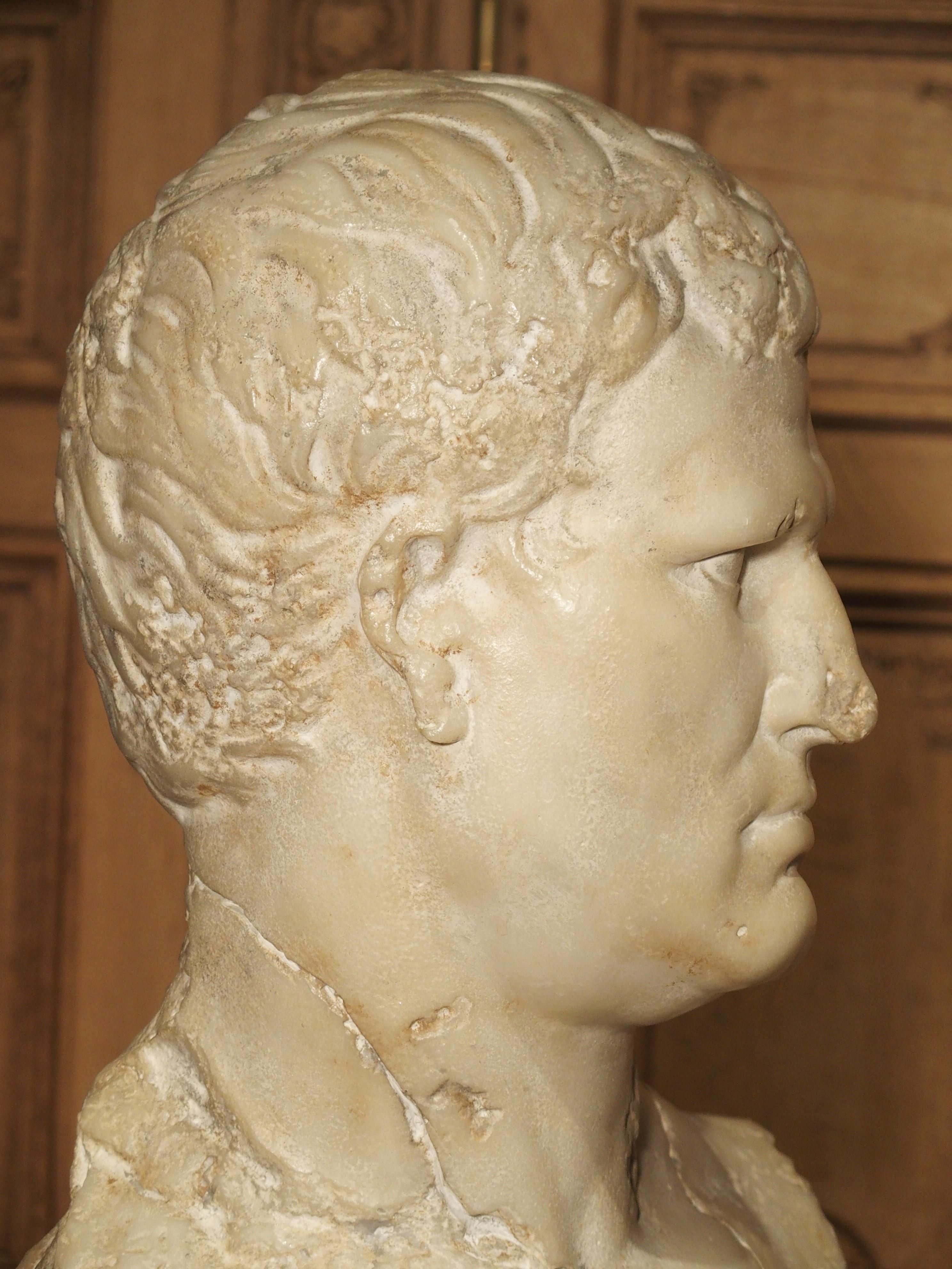 20th Century Italian Bust of Marcus Vipsanius Agrippa