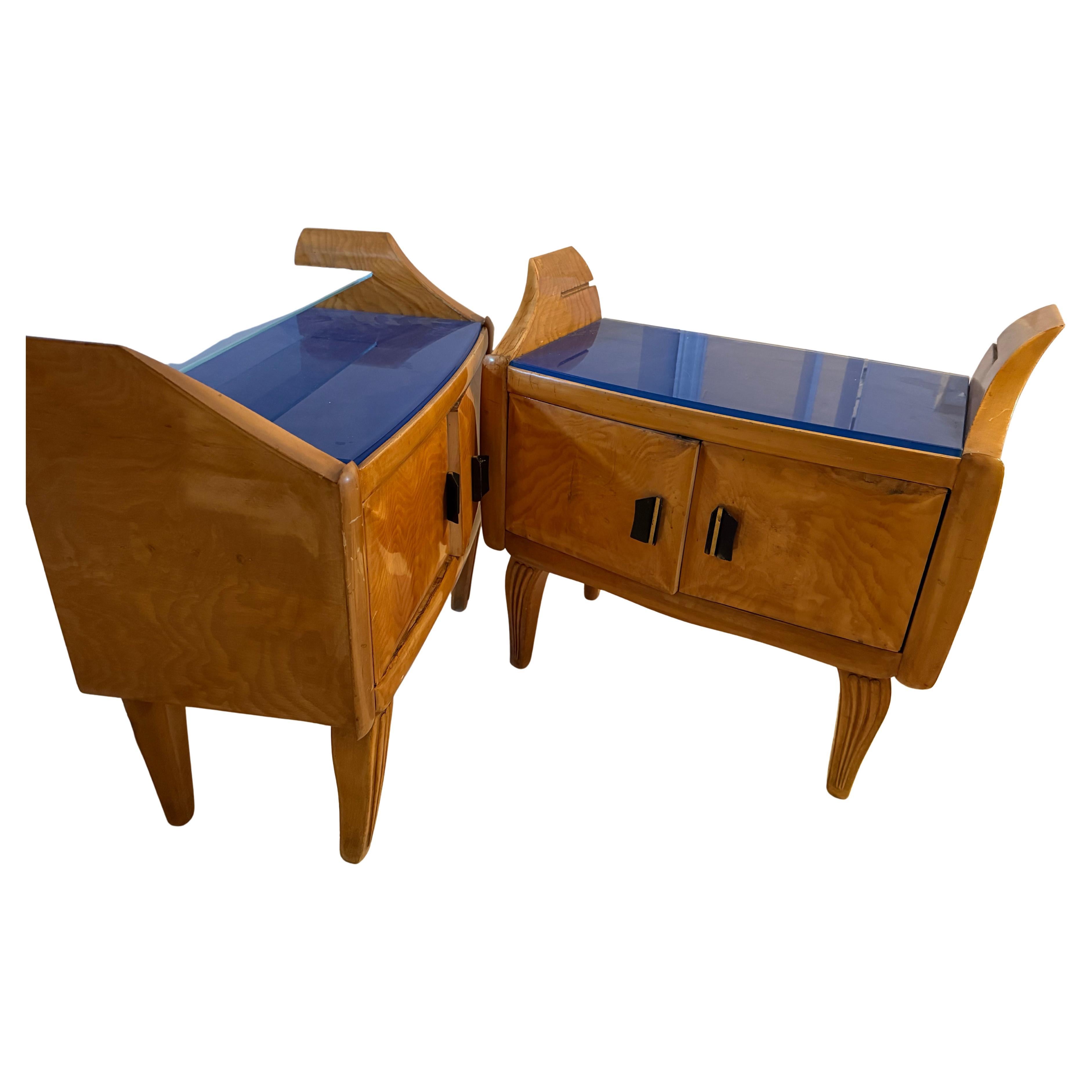 Italian c. 1940's Pair Of Side Tales By Dassi