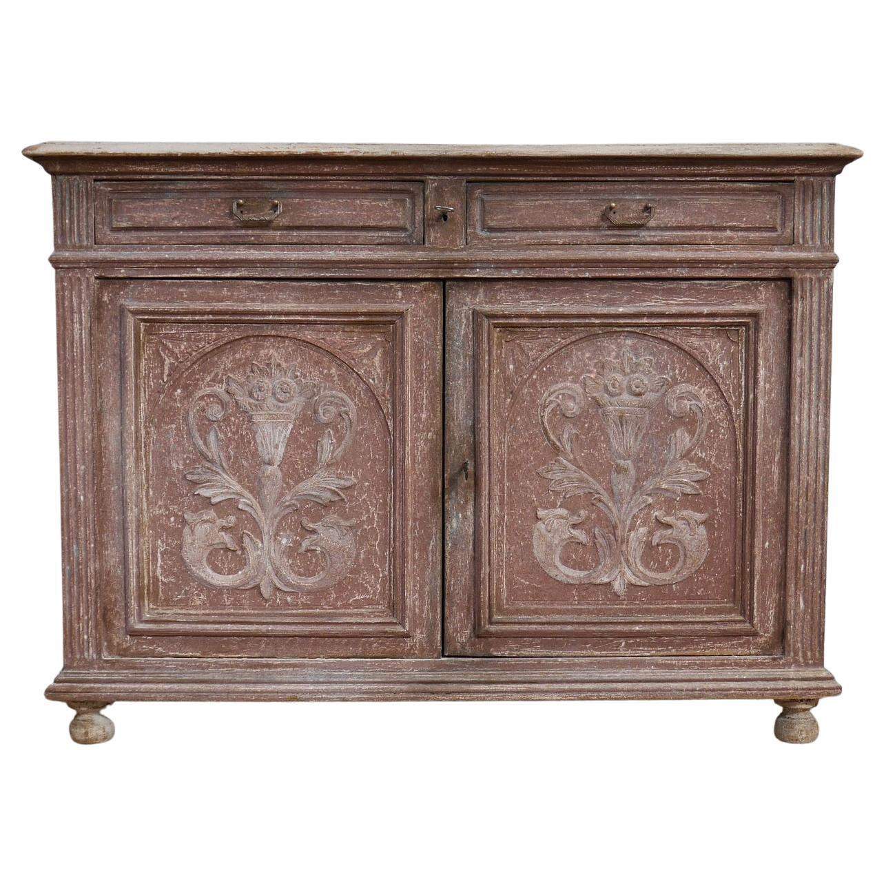 Italian Cabinet in Layered Paint