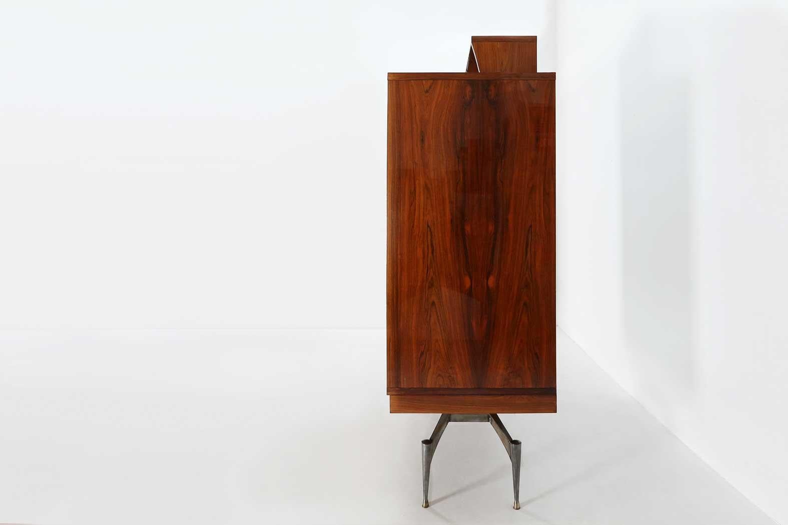 Italian Cabinet in Rosewood, Ca.1960 For Sale 6