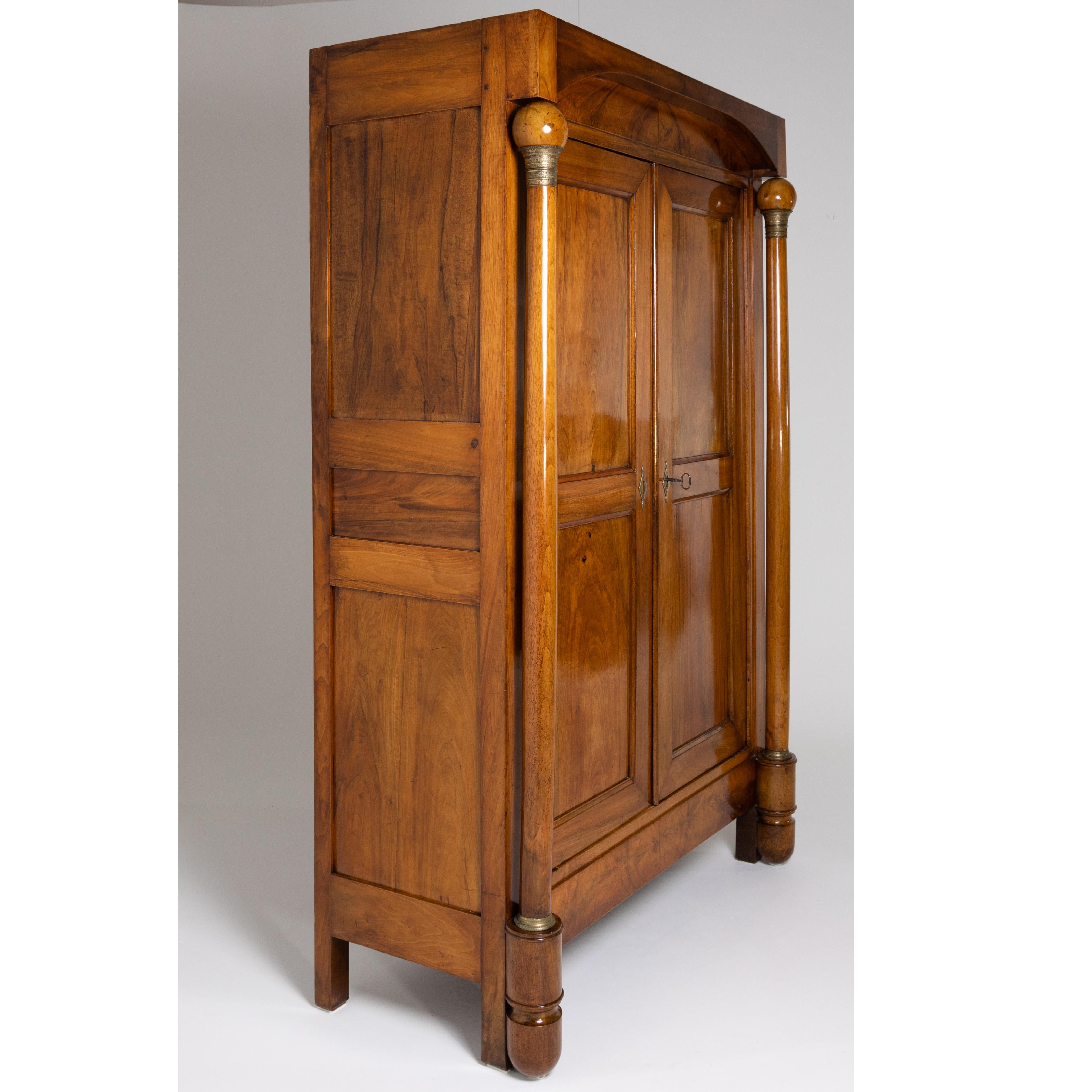 Mid-19th Century Italian Cabinet, Solid Mahogany, Around 1830