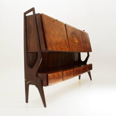 Italian Cabinet with Bar, 1950s