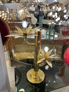 Italian Cactus Brass Table Lamp, circa 1960