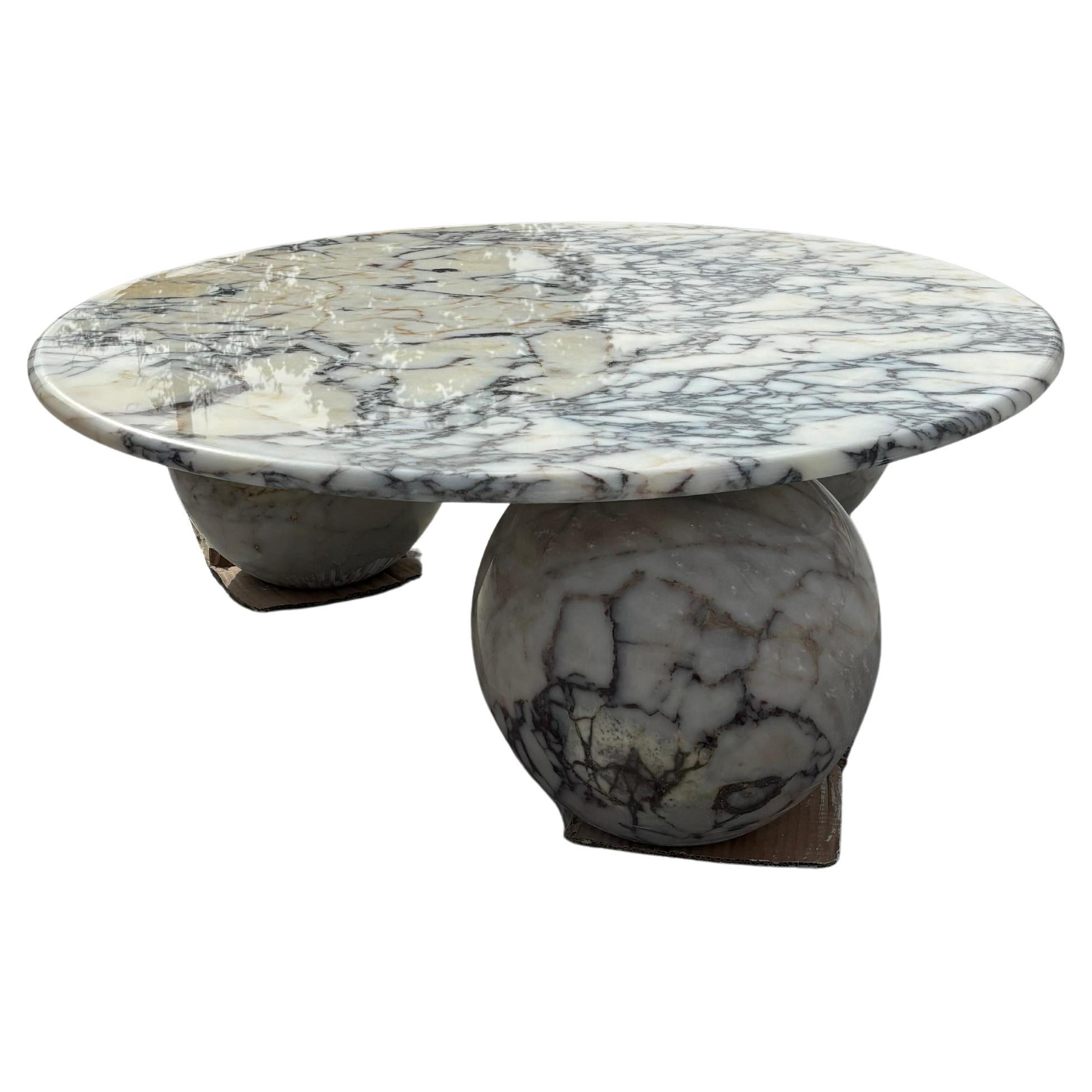 CALACATTA VIOLA MARBLE STONE COFFEE TABLE

Type of Stone: Calacatta Viola
Diameter: 40