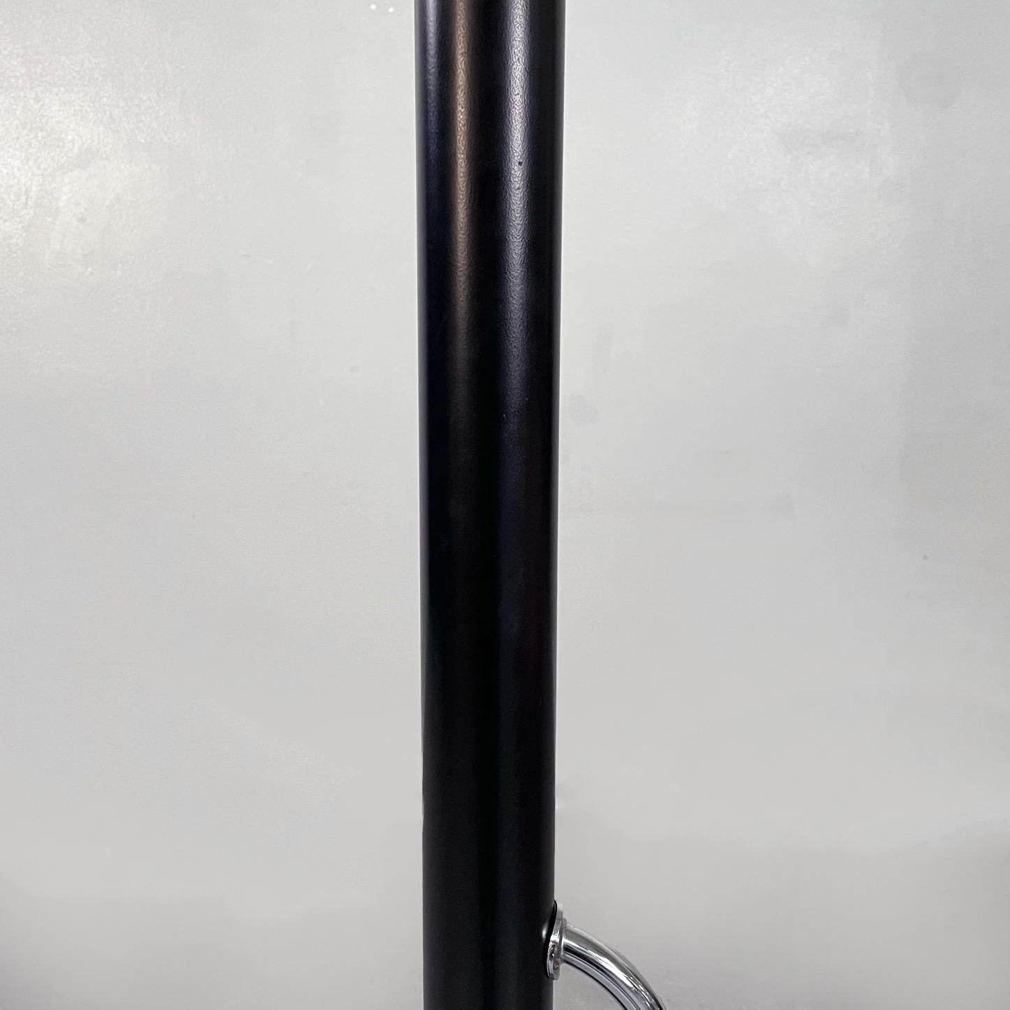 Italian Mid-Century Callimaco Black Steel Floor Lamp Sottsass for Artemide, 1980 For Sale 6