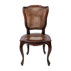 Italian Cane Back Side Chair