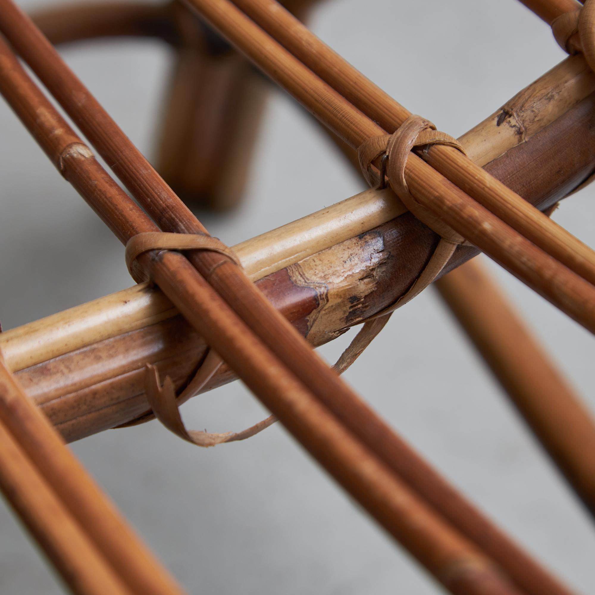 Italian Cane Garden Armchair 9