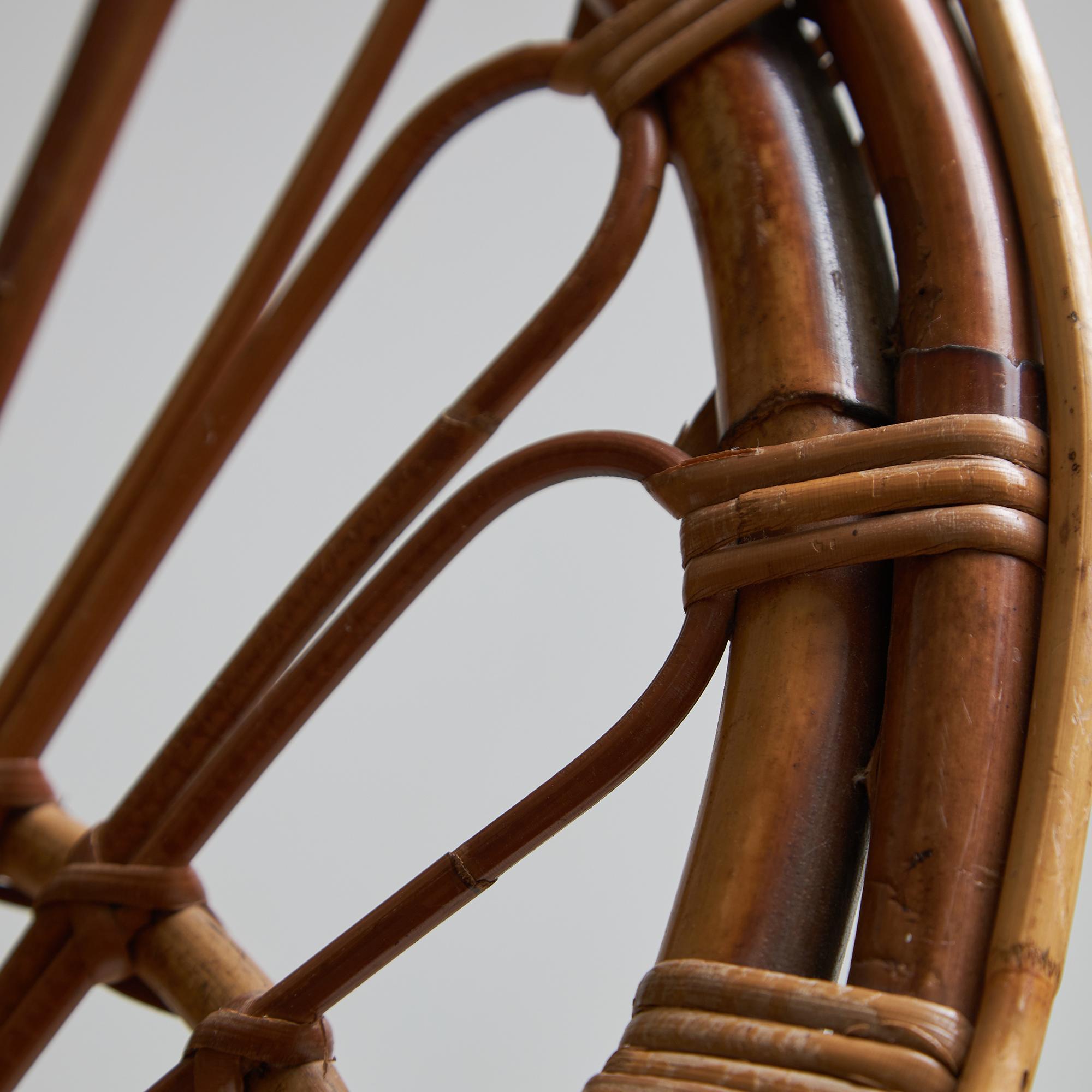 Italian Cane Garden Armchair 11