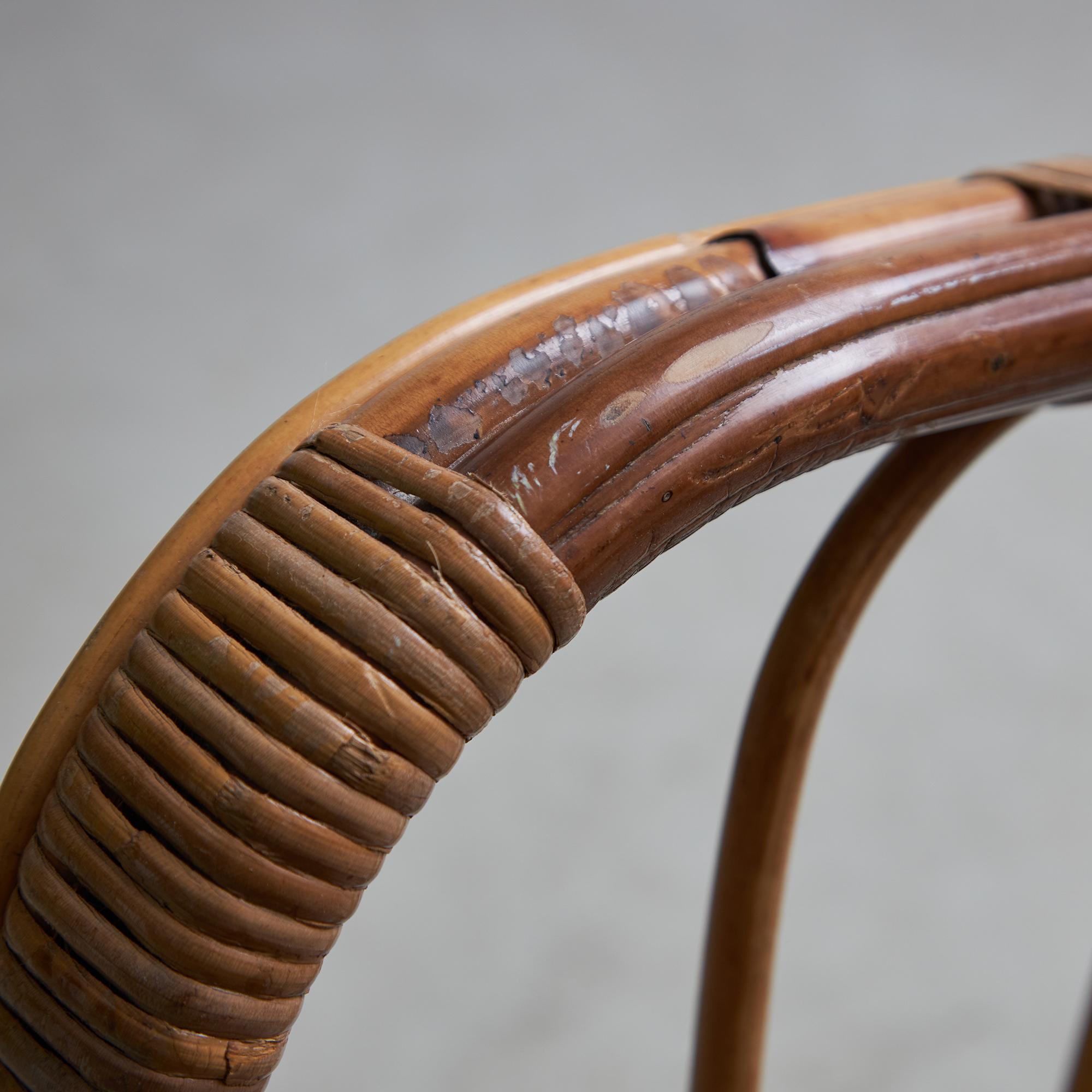 Italian Cane Garden Armchair 14