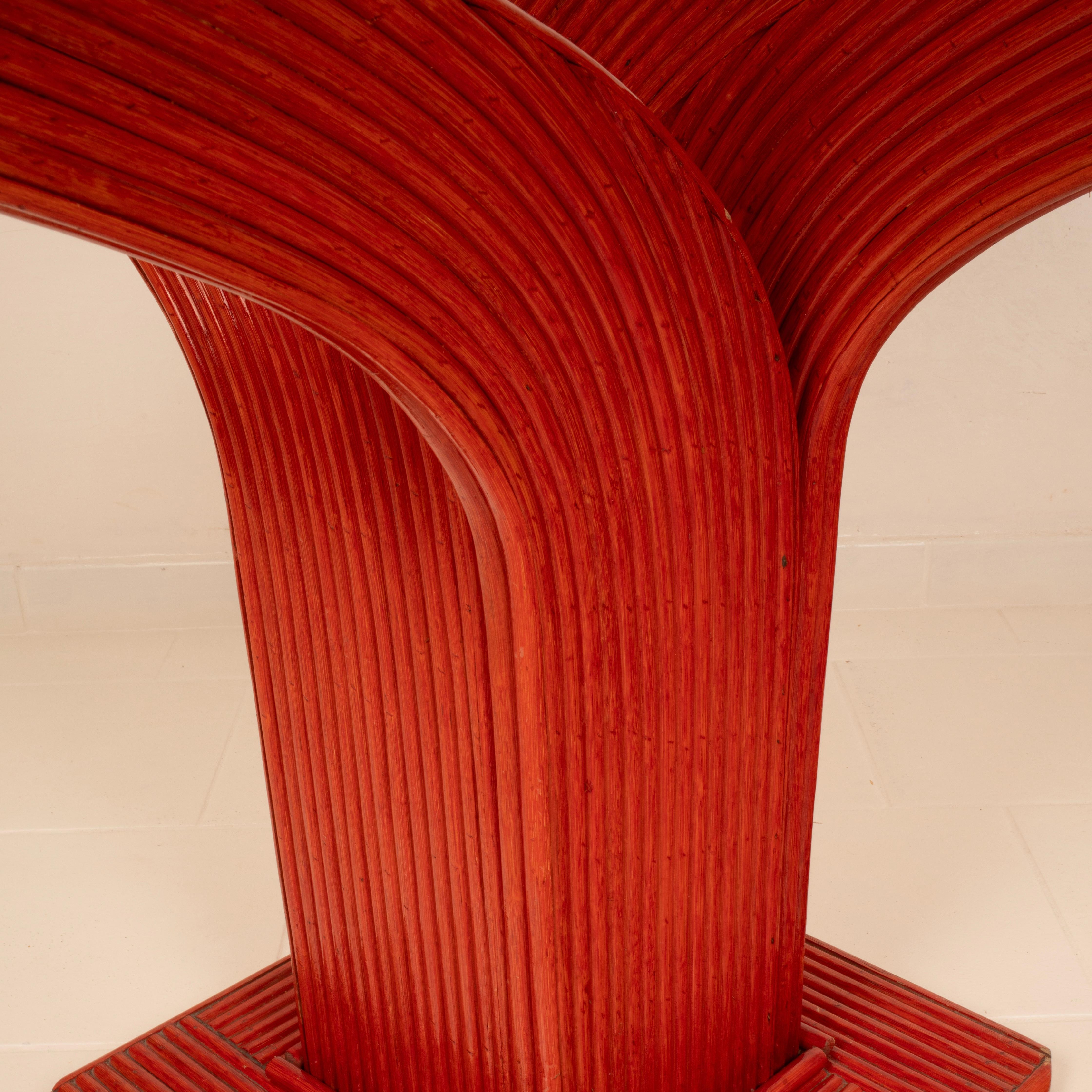 Mesa italiana de caña de Vivai Del Sud, 1980 en venta 6