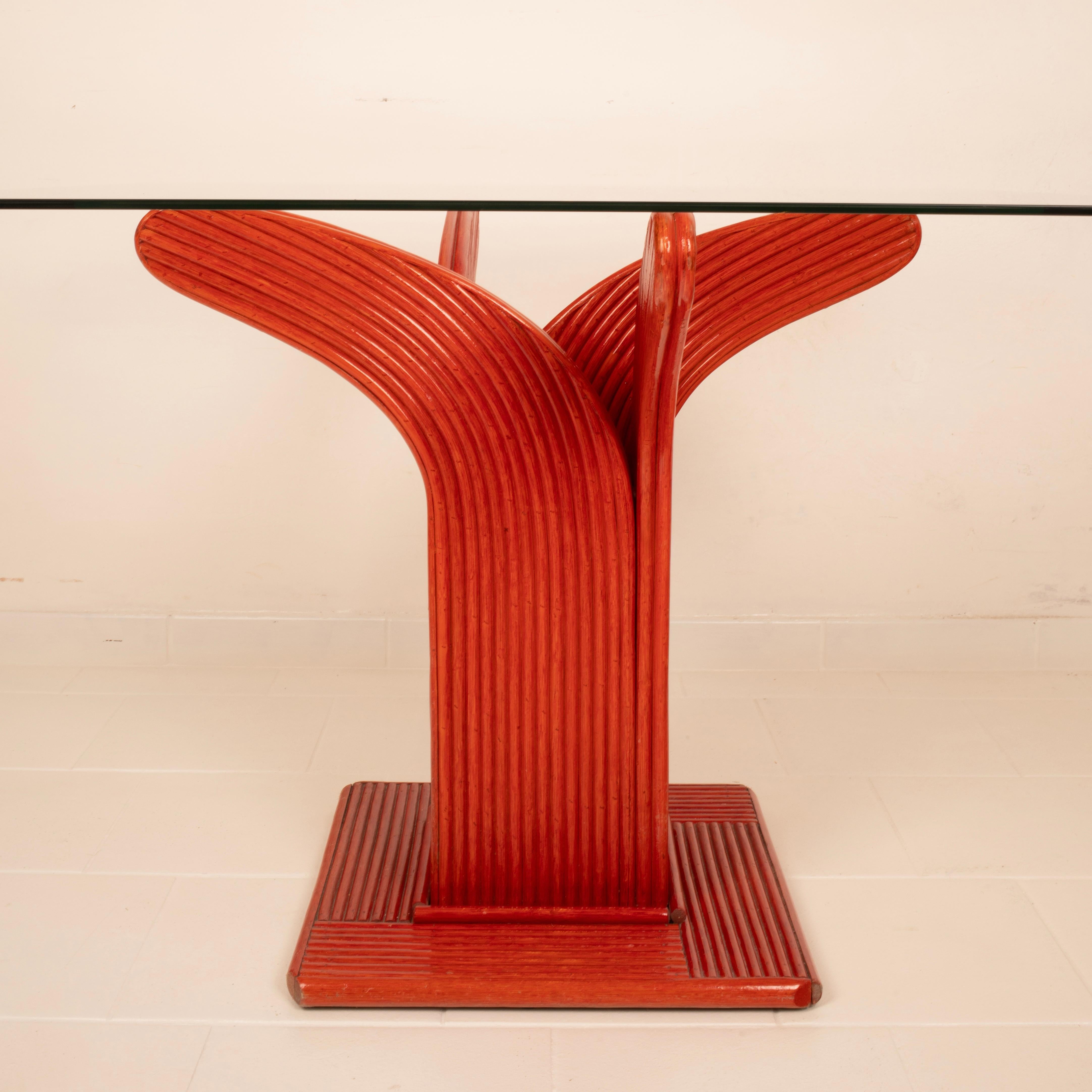 Mesa italiana de caña de Vivai Del Sud, 1980 en venta 11