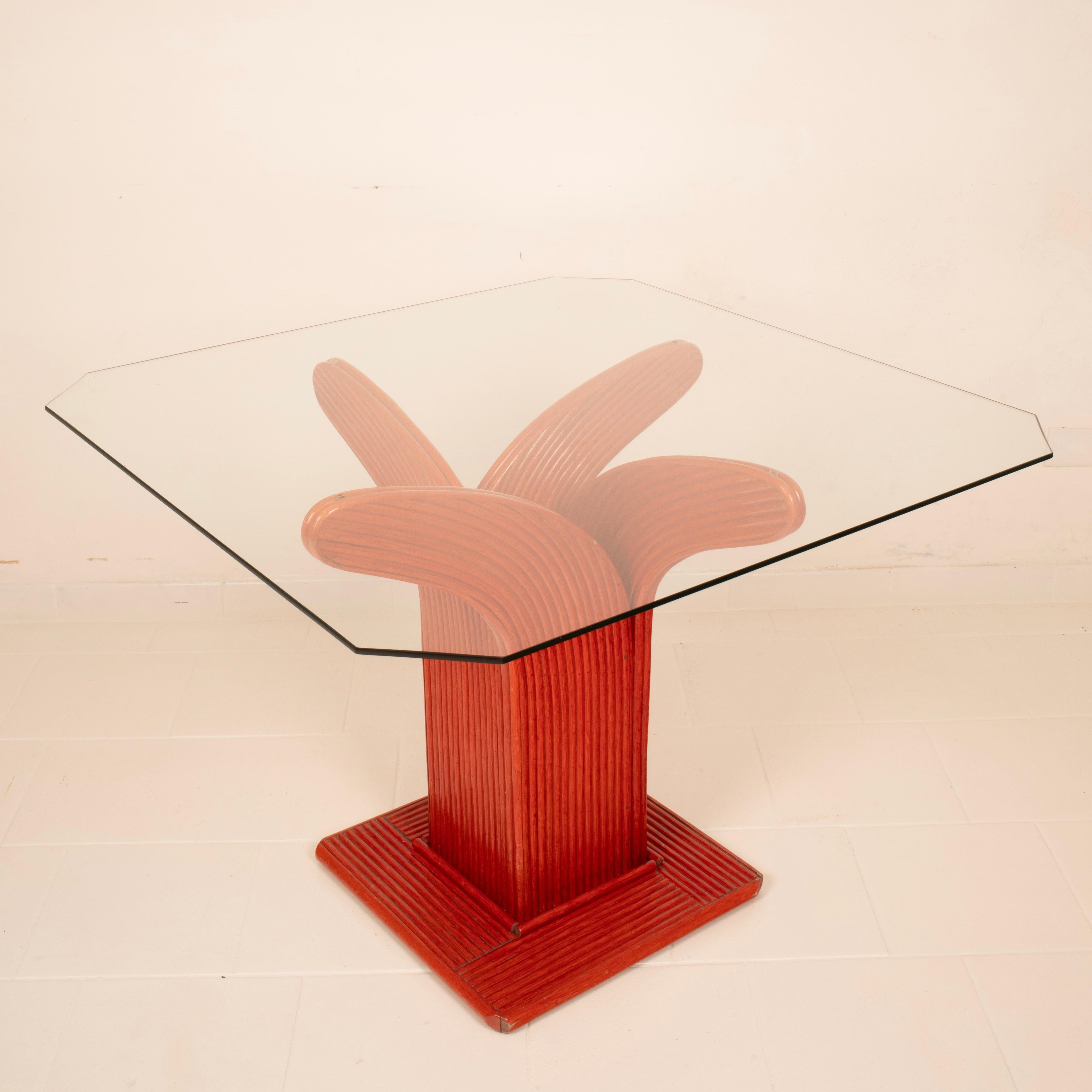 Mesa italiana de caña de Vivai Del Sud, 1980 en Bueno estado para la venta en Conversano, IT