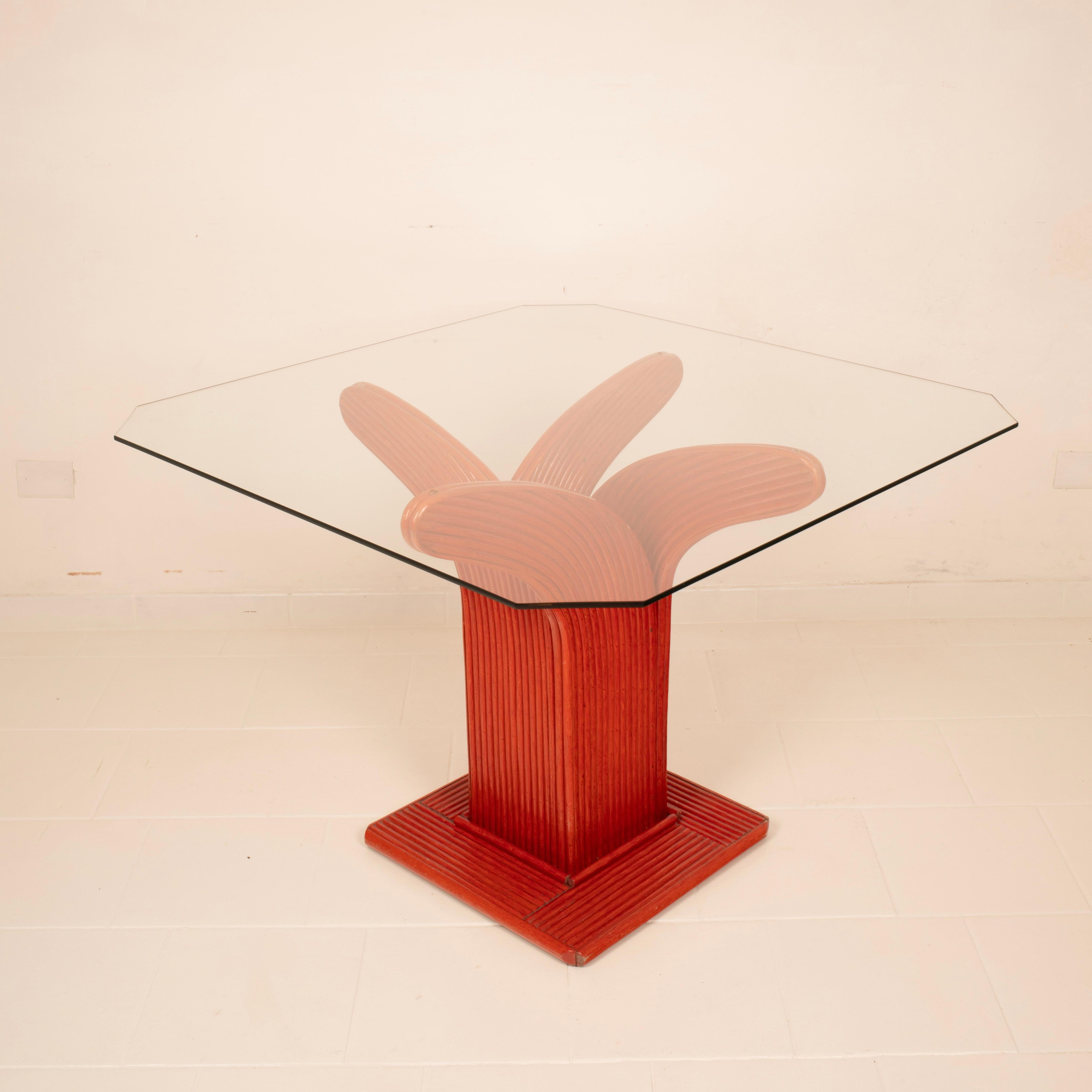 Mesa italiana de caña de Vivai Del Sud, 1980 en venta 2