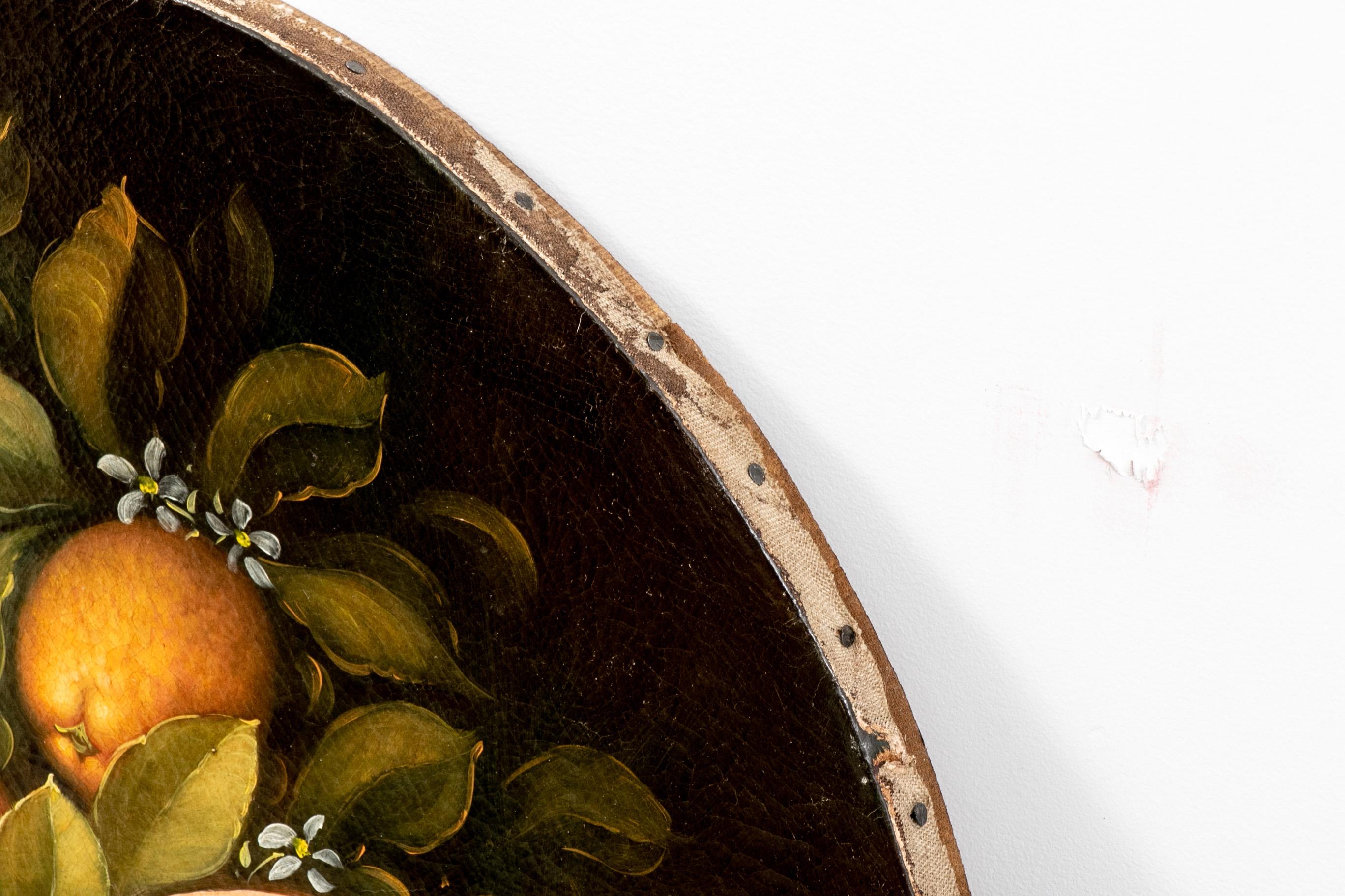 Renaissance Italian Canvas Depicting Lemons by Francesco Maffei