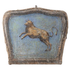 Italian canvas painted panel