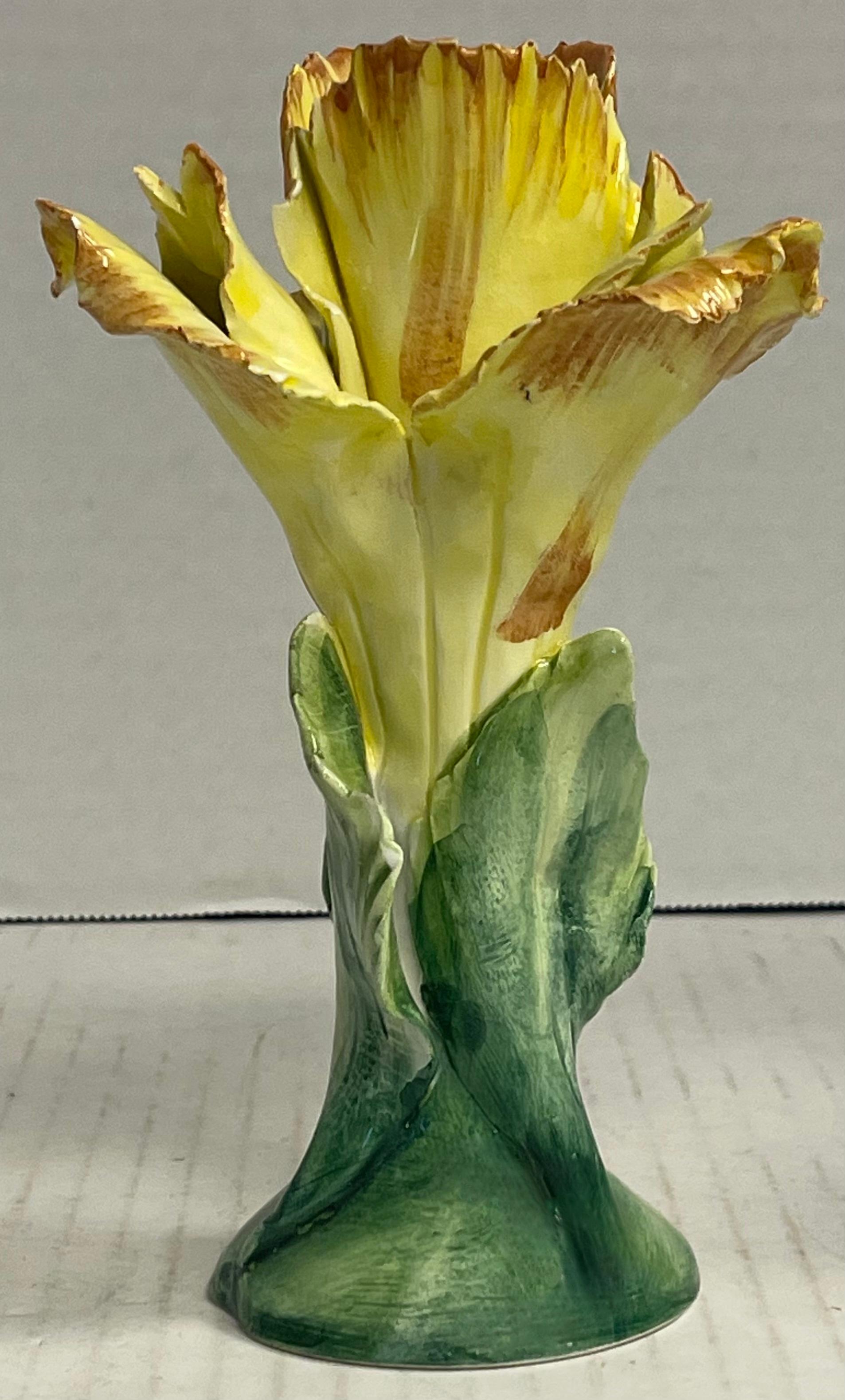 Romantique Figurines de tulipes et de style Capodimonte italien Chelsea House - S/3