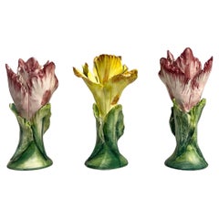 Figurines de tulipes et de style Capodimonte italien Chelsea House - S/3