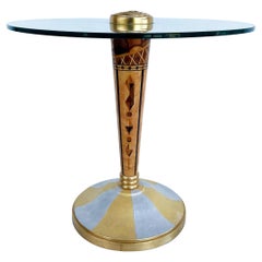 L'italiano Carlo Rampazzi  Tavolo a intarsio di Colombostile da "Collection'S".