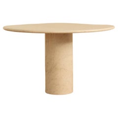 Italian Carrara Marble Dining Table