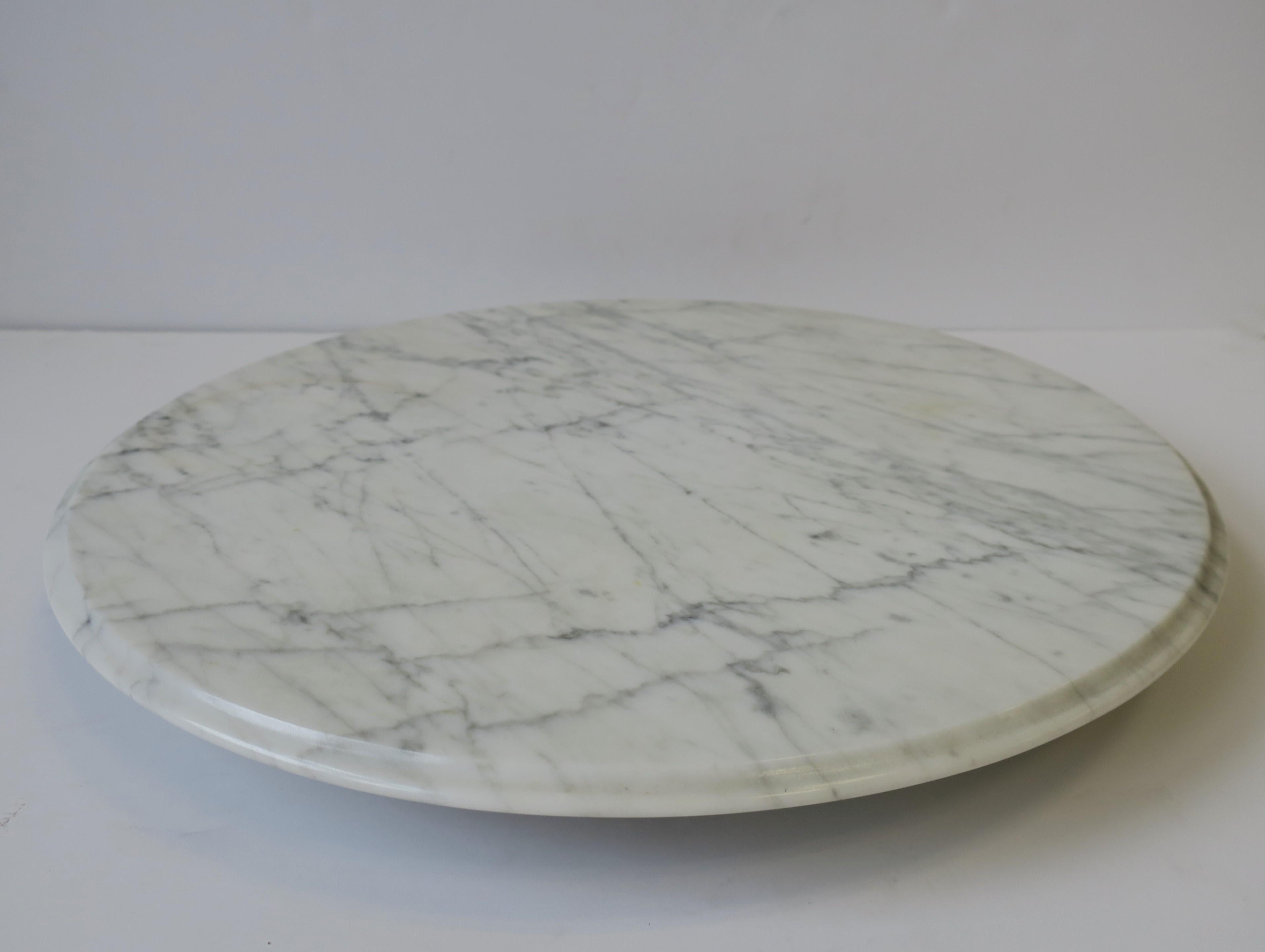 white marble lazy susan