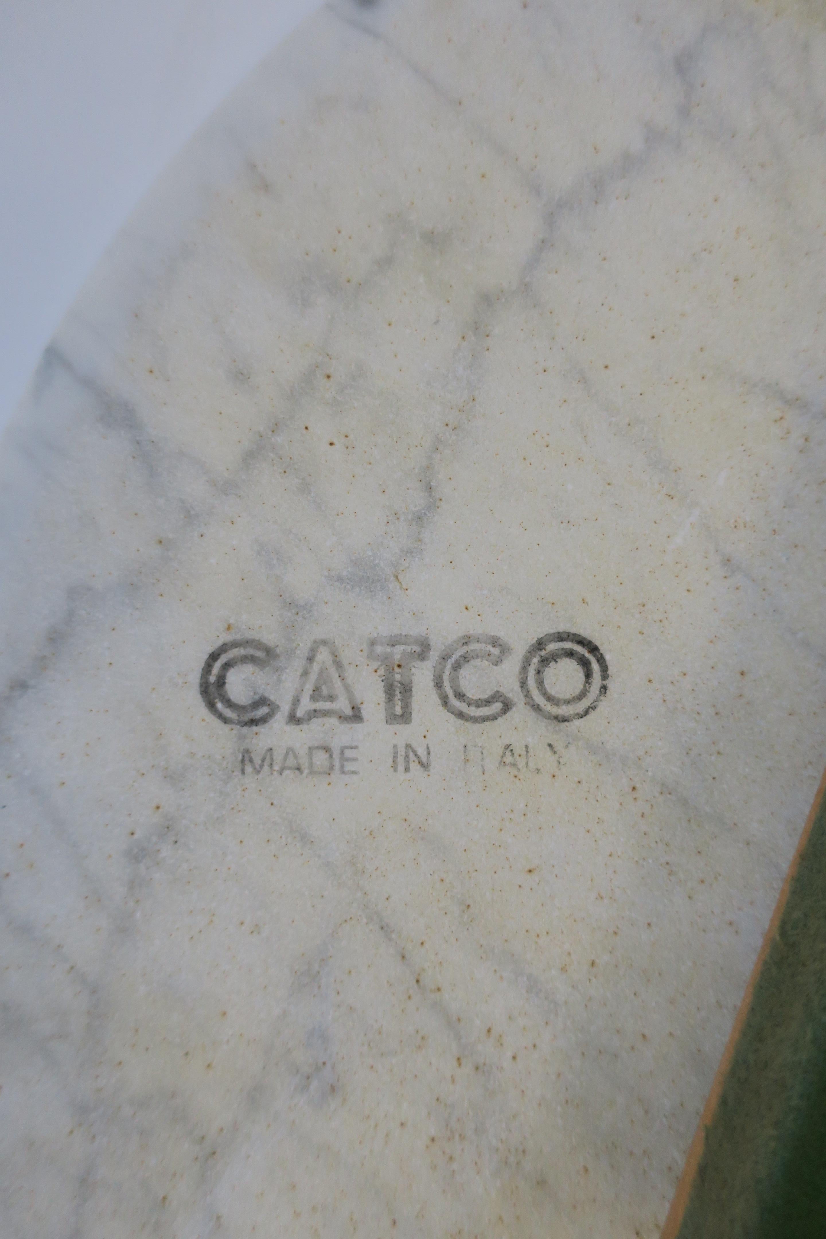 Italian Carrara Marble Lazy Susan 1