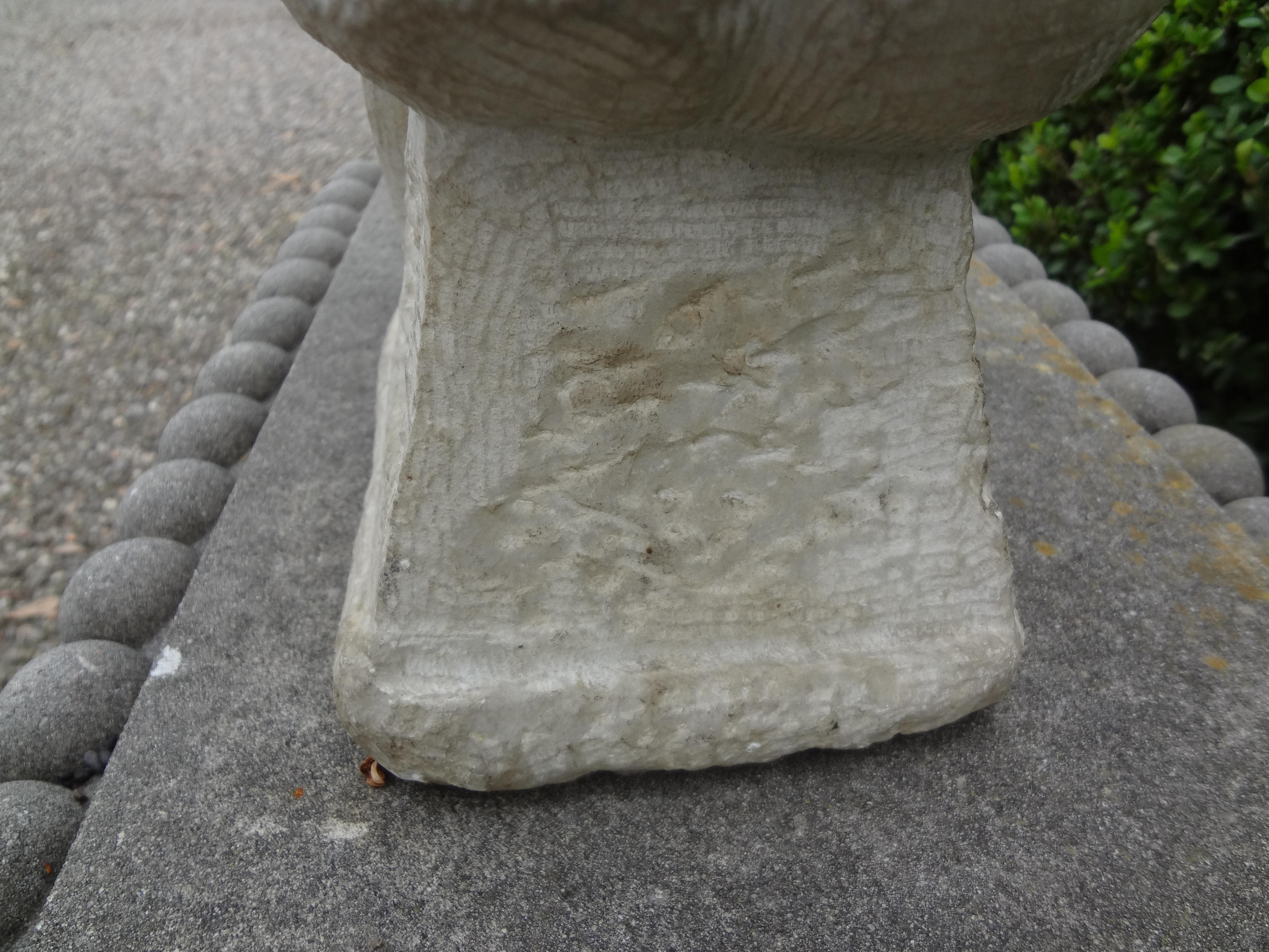 Italian Carrara Marble Sculpture, circa 1940 In Good Condition In Houston, TX