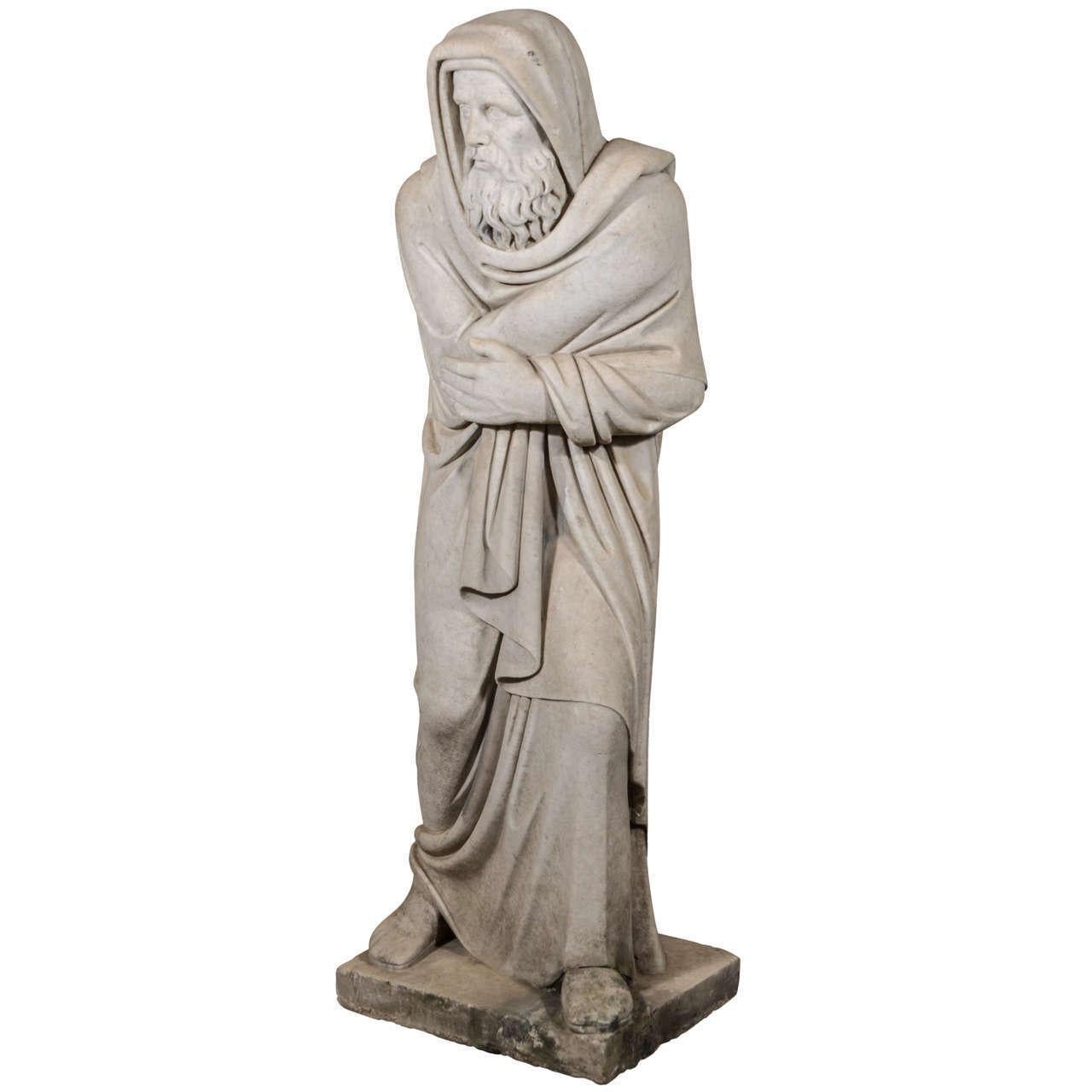 Italian Carrara Marble Statue 5