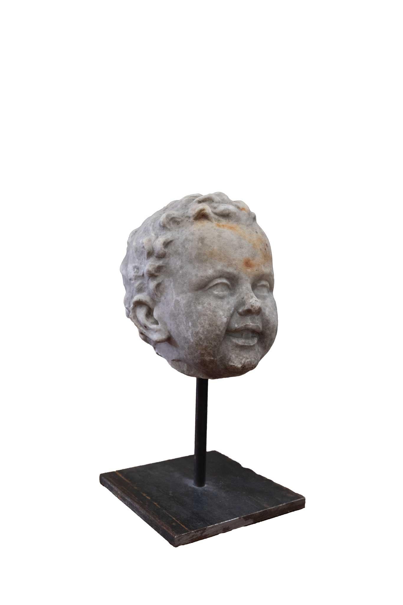 Italian Carrara Marble Statue siglo XX en venta